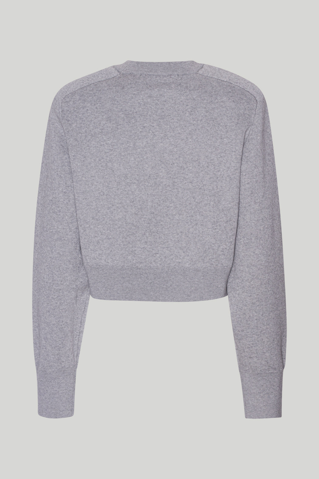 Rotate Firm Knitted Rhinestone Logo Jumper grey