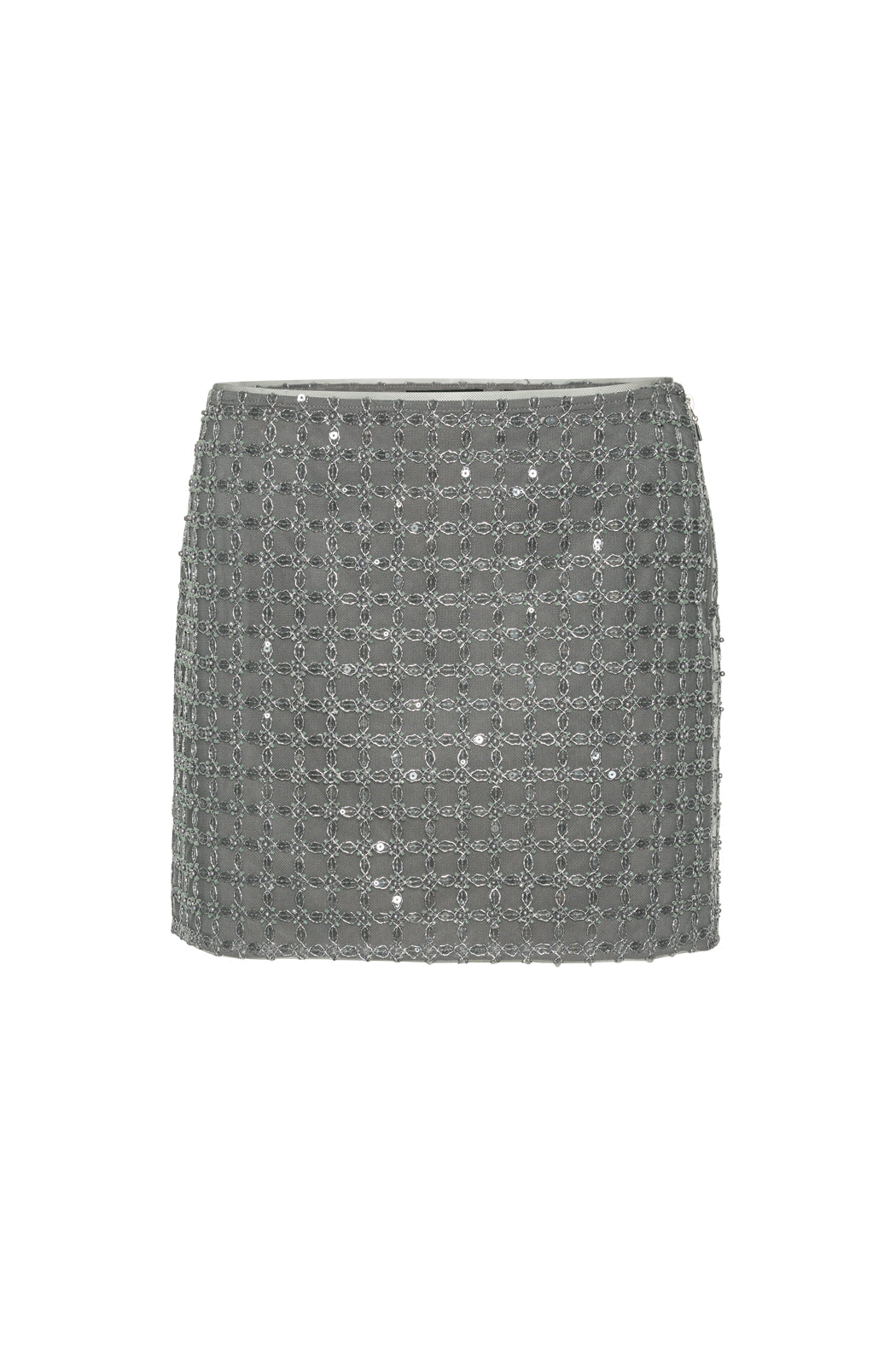 ROTATE Beaded Mini Skirt