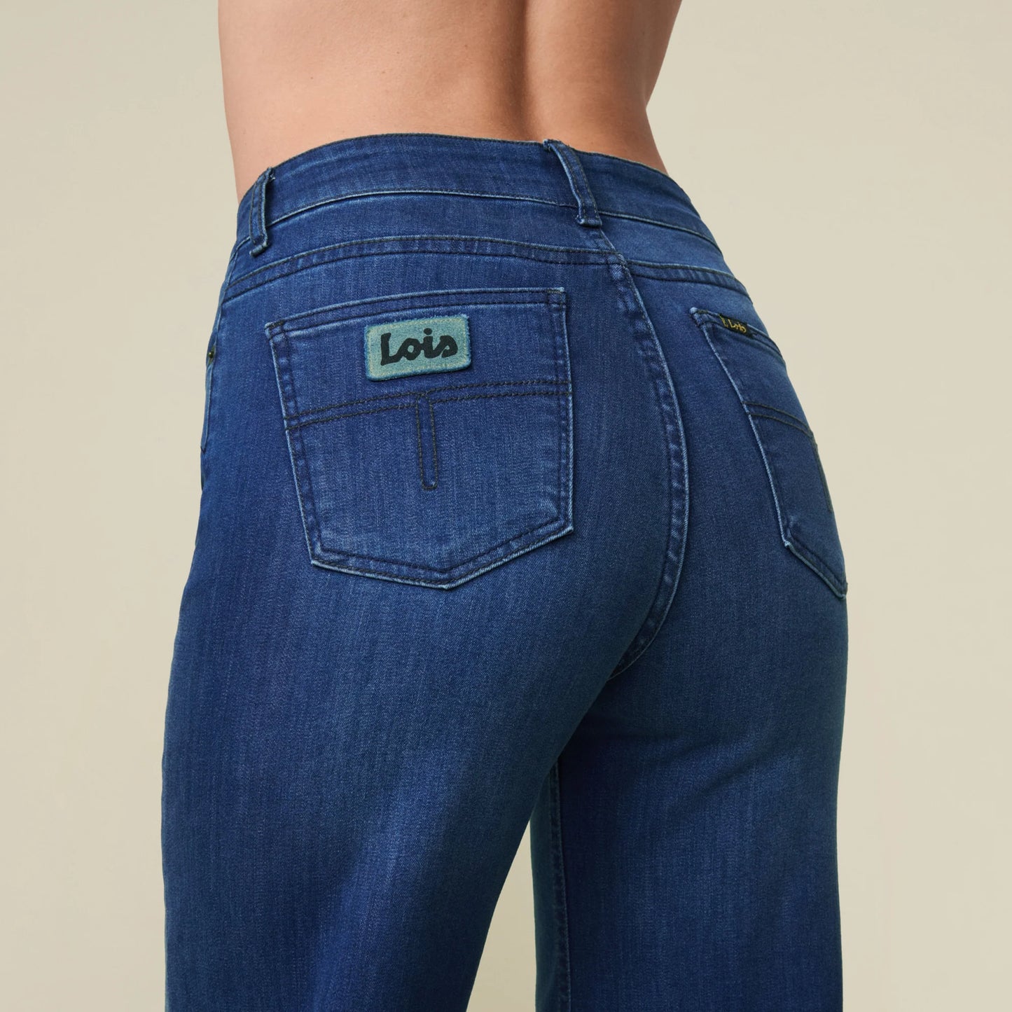 Lois Pallazzo Jeans Teal Stone