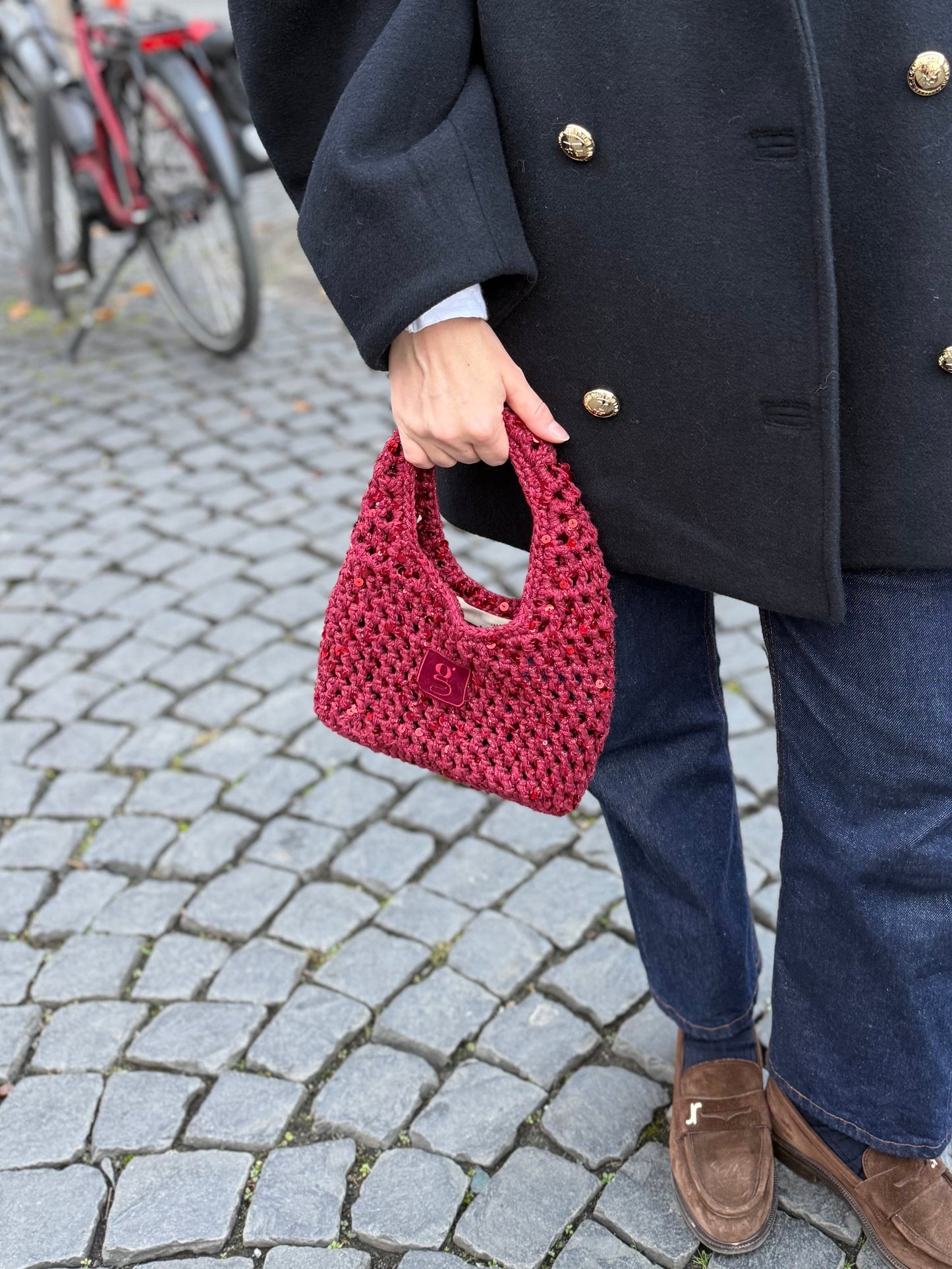 Festive glitter g-bag