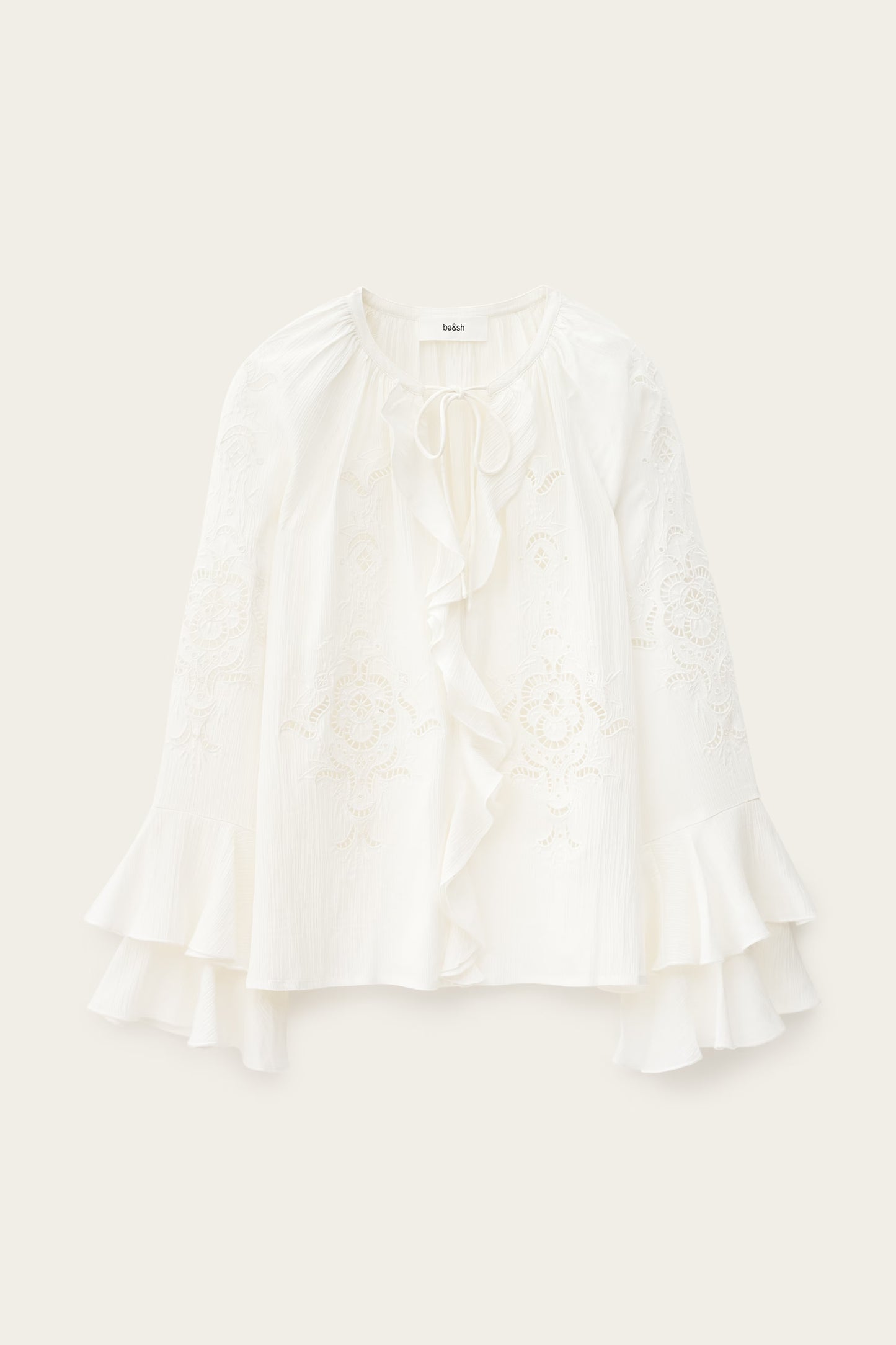 Ba&Sh Omar Bluse White
