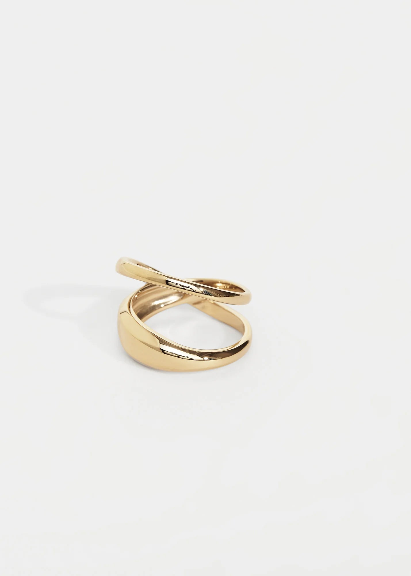 Trine Tuxen LOOP RING · GOLDPLATED