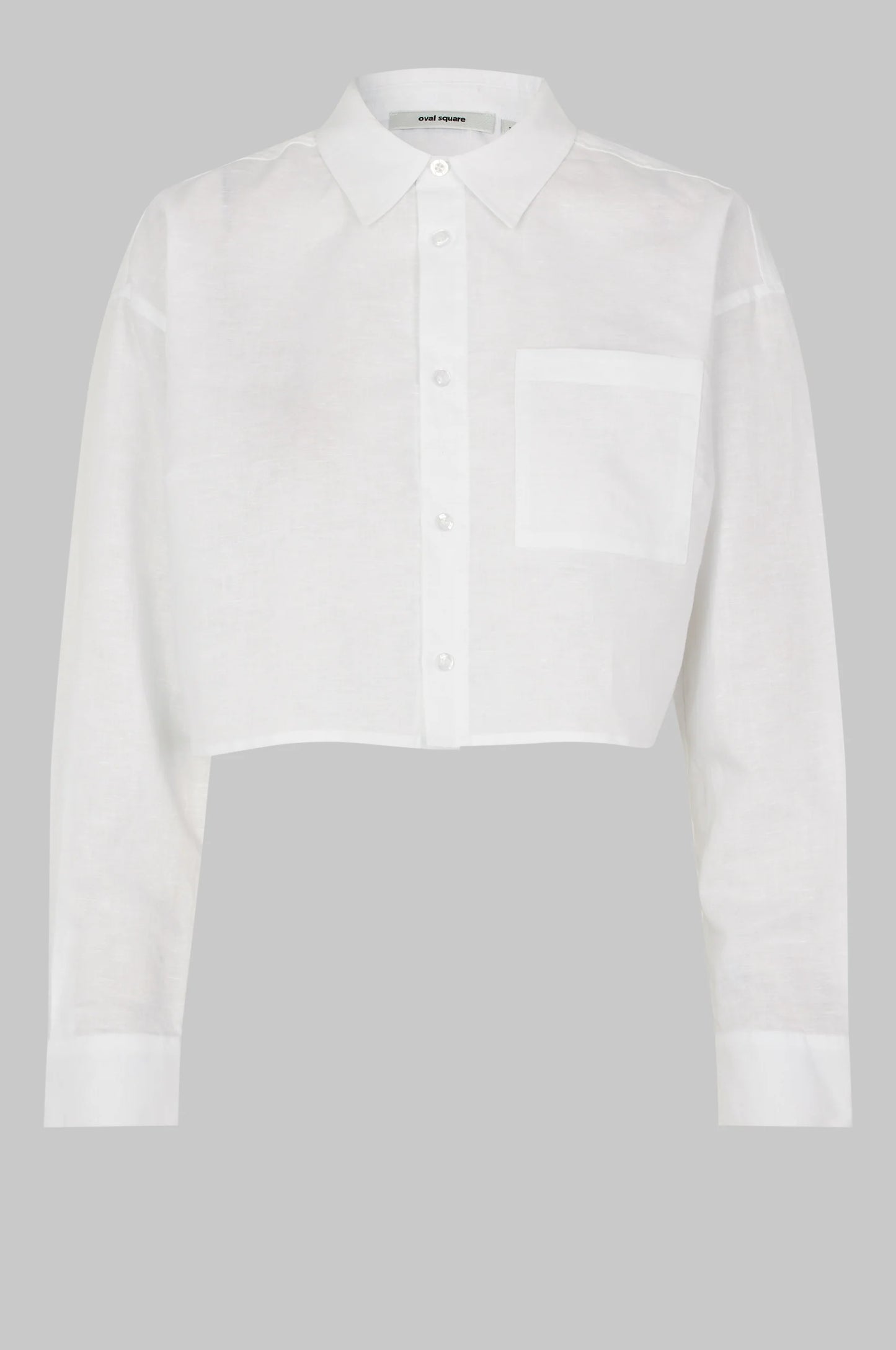 Oval Square Leo Cropped Shirt