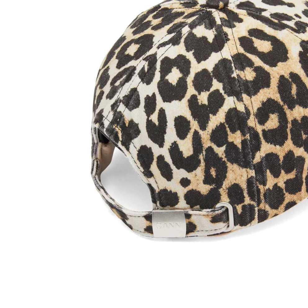 GANNI Leopard Cap