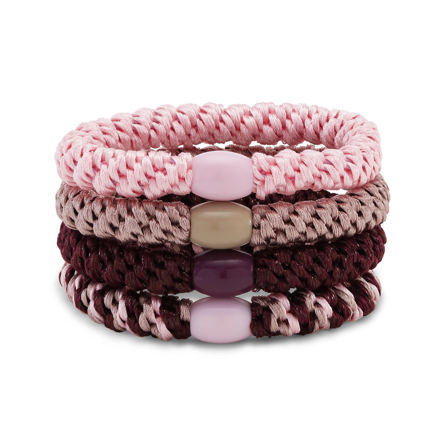 SUI AVA 4-Pack Essential Elastics Blush