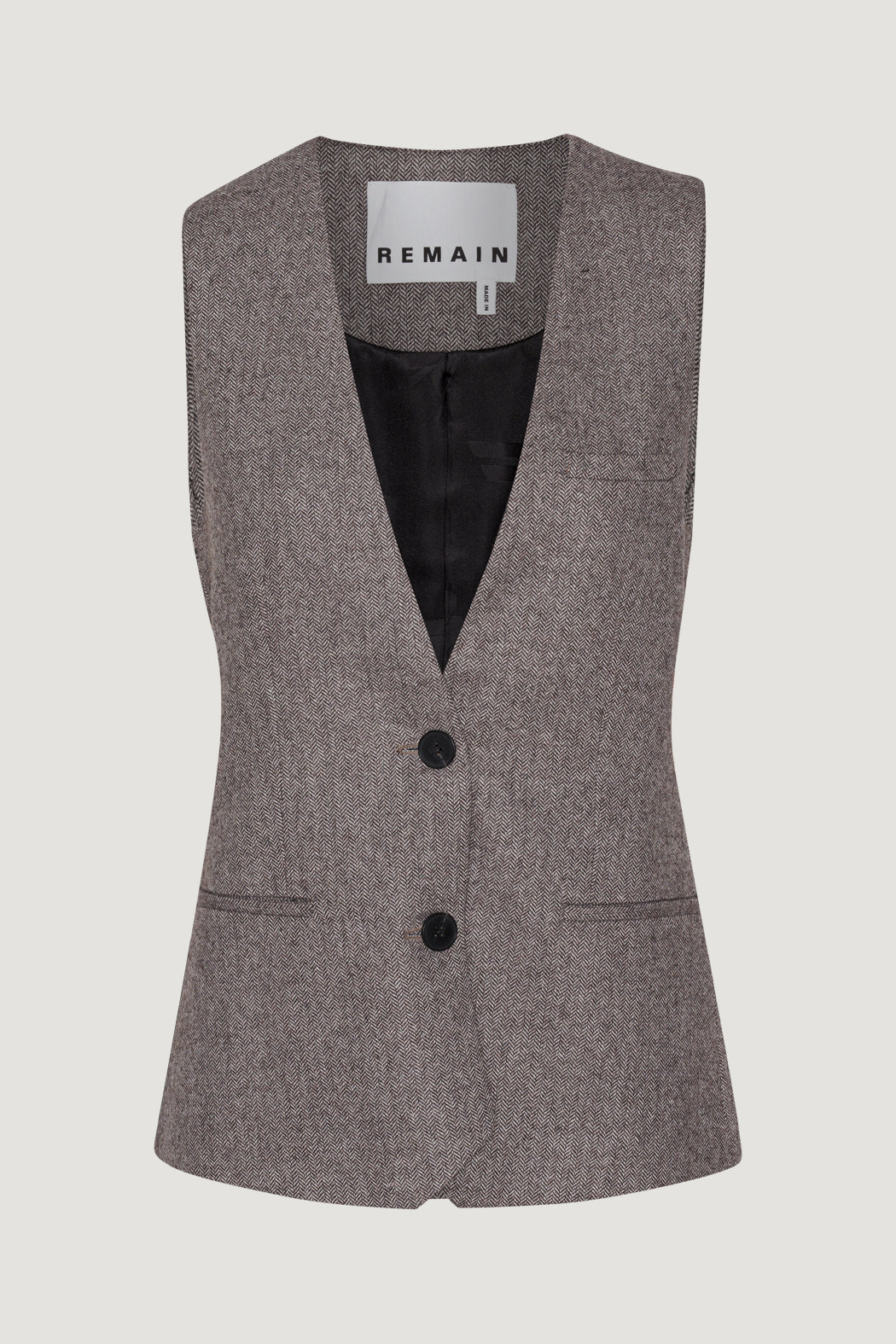Remain Herringbone Waistcoat