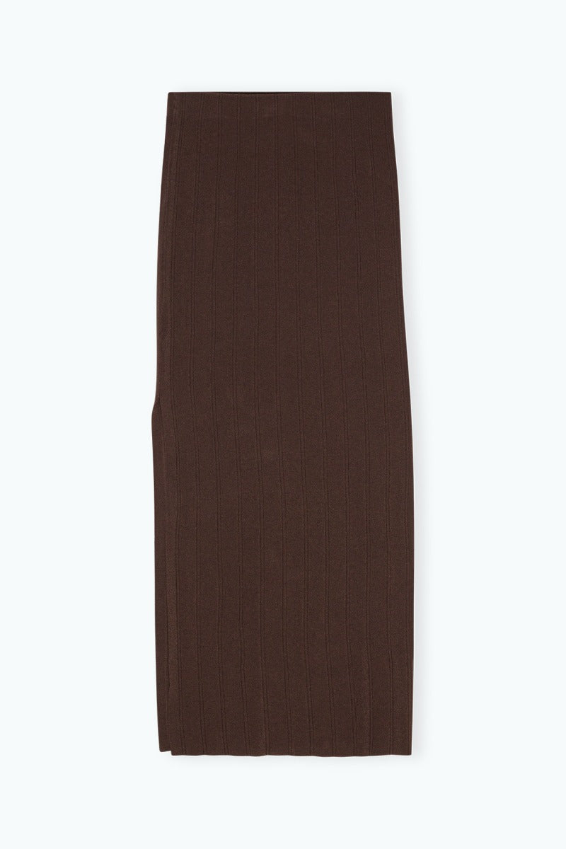 Remain Midi Skirt Chocolate