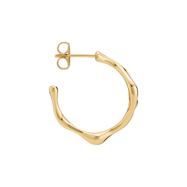 Maria Black Luna Hoop Left Gold