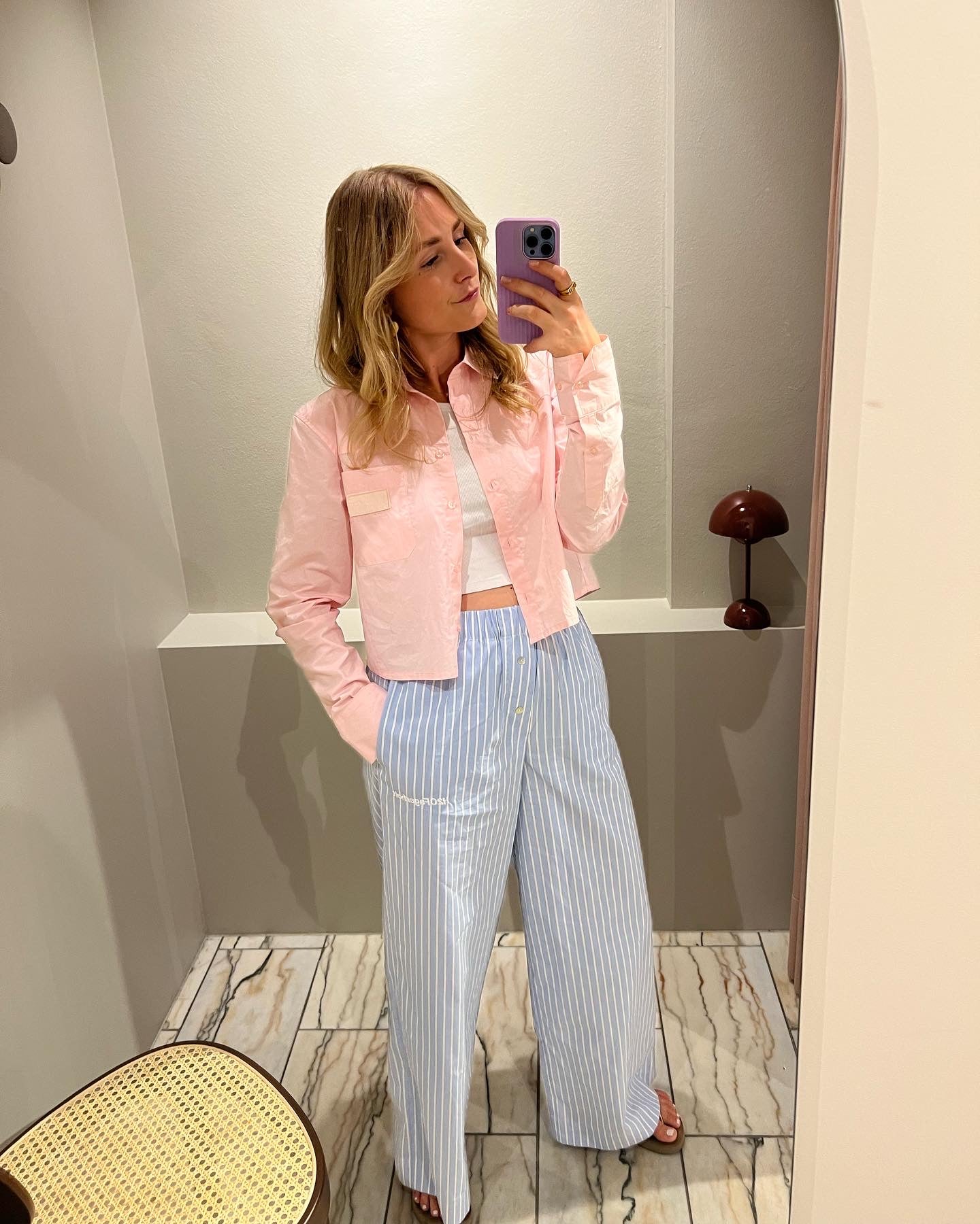 Remain Poplin Cropped Shirt