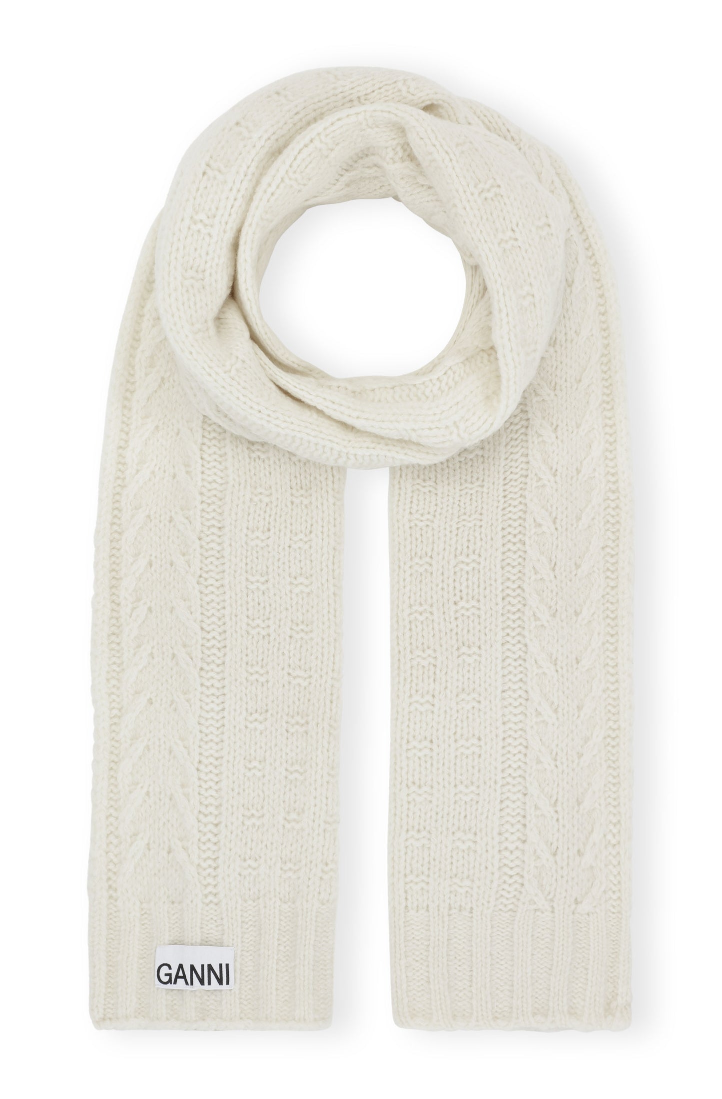 GANNI Cable Scarf