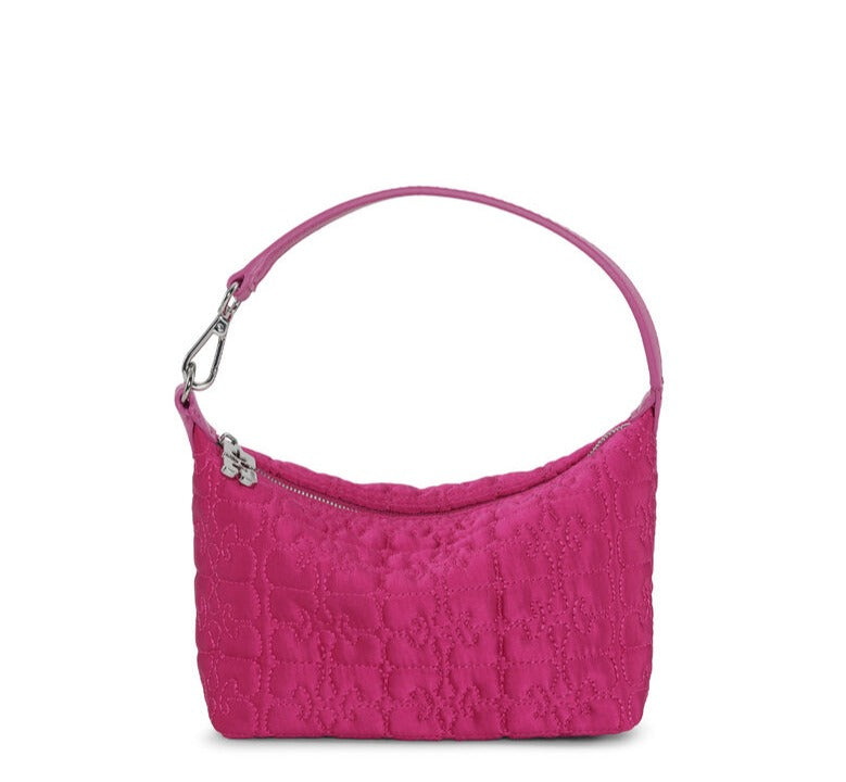 GANNI Small Butterfly Pouch Satin