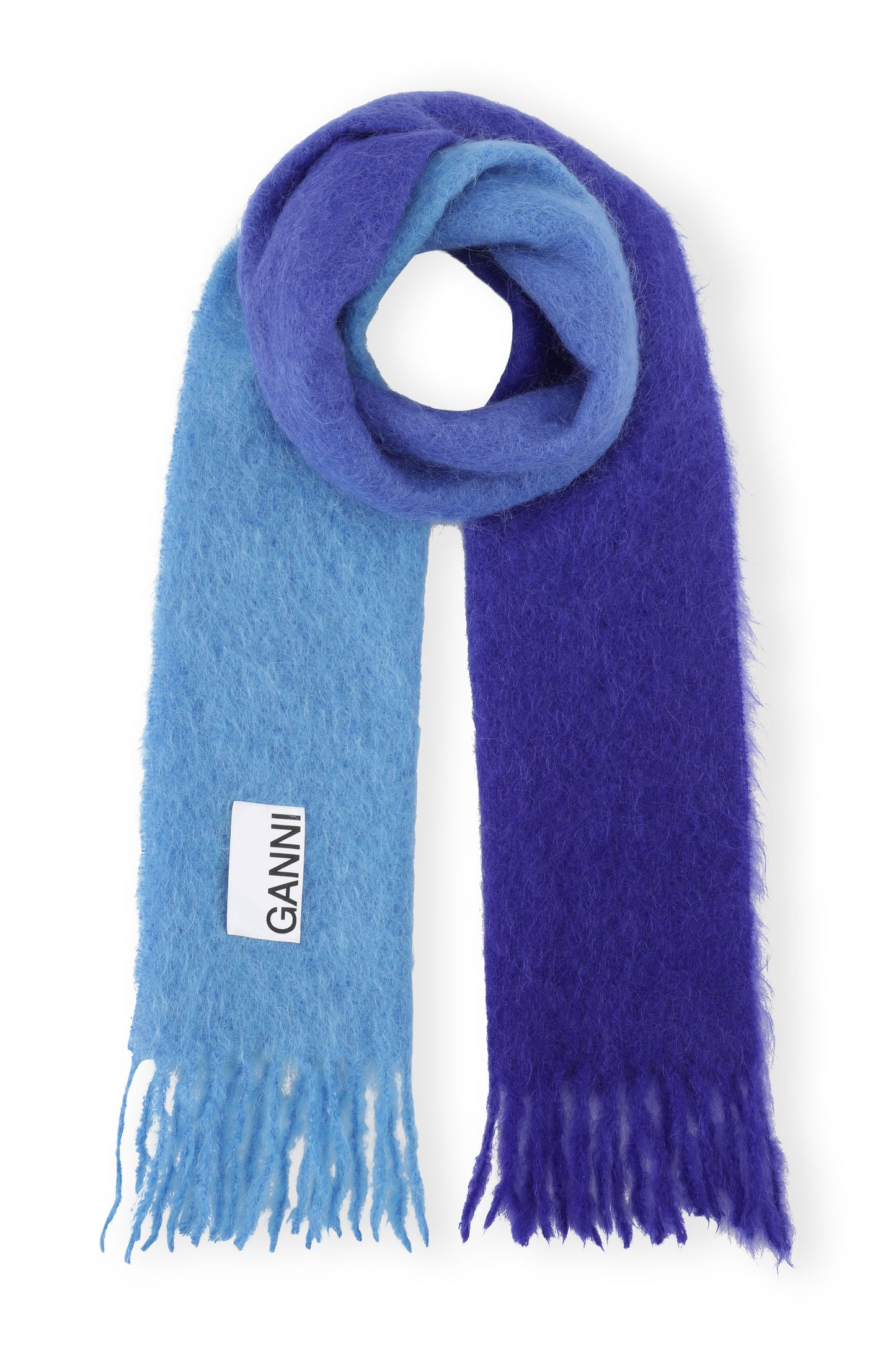 GANNI Mohair Gradient Scarf