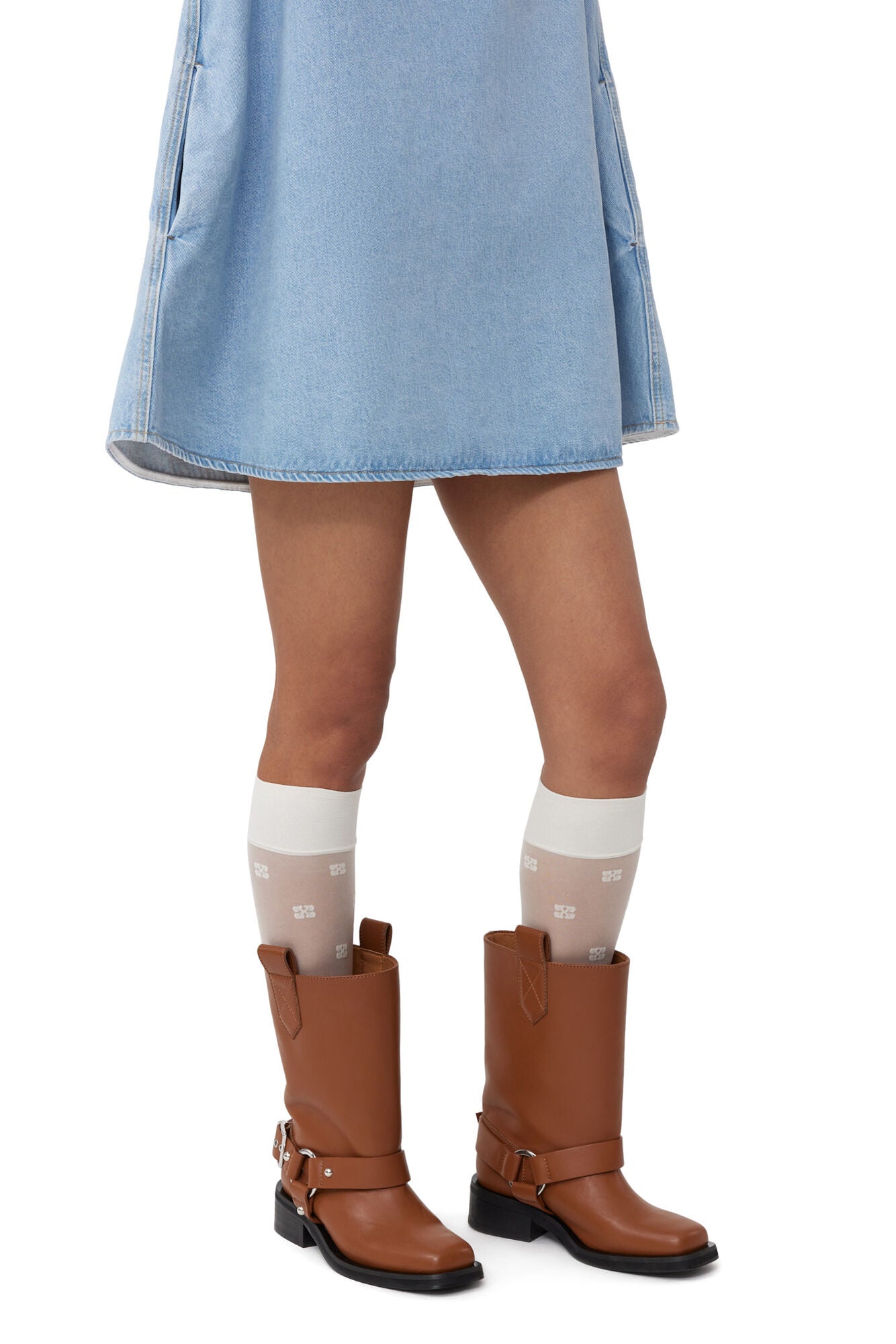 GANNI Butterfly Lace Socks