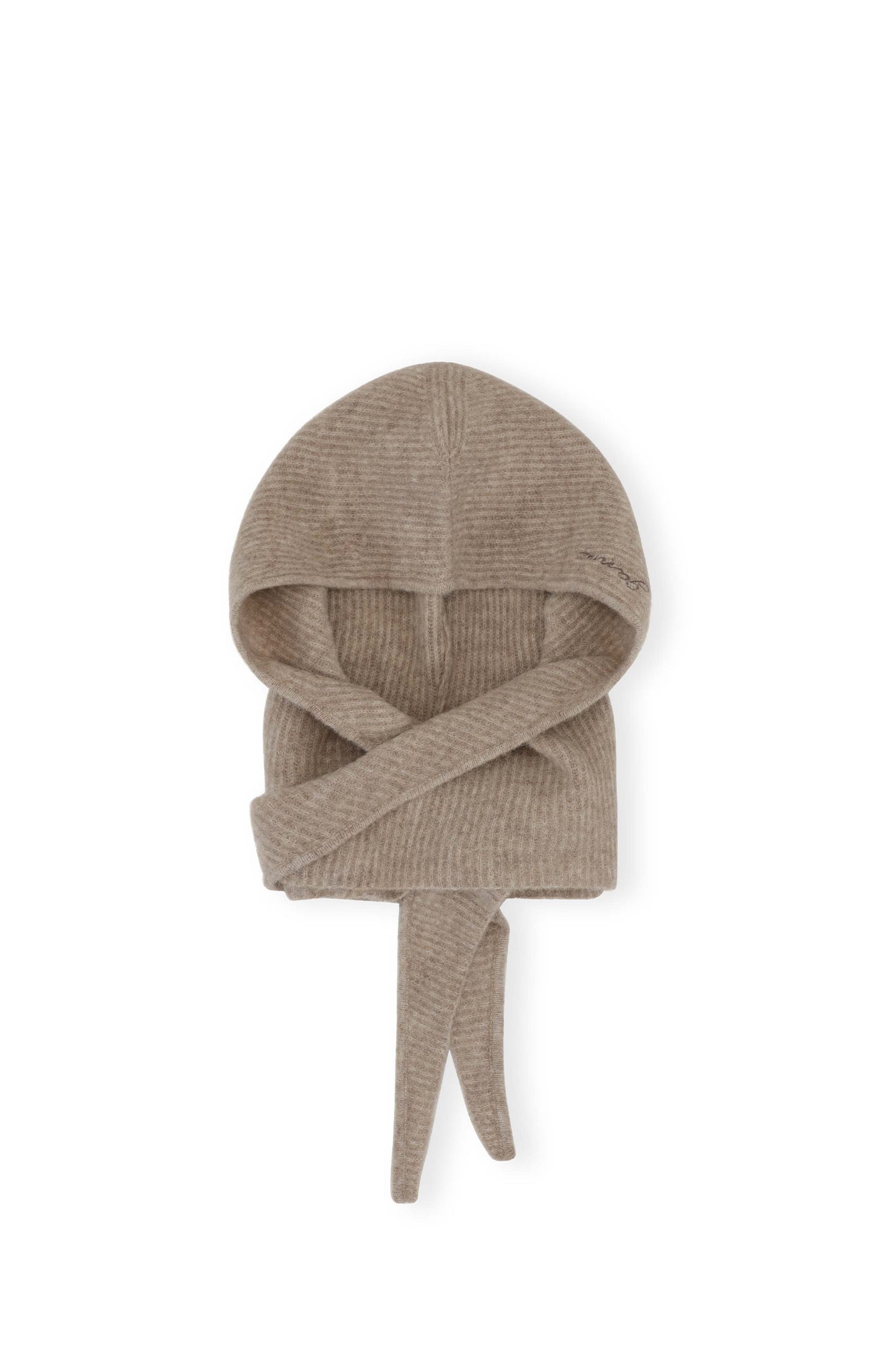 GANNI Soft Wool Balaclava