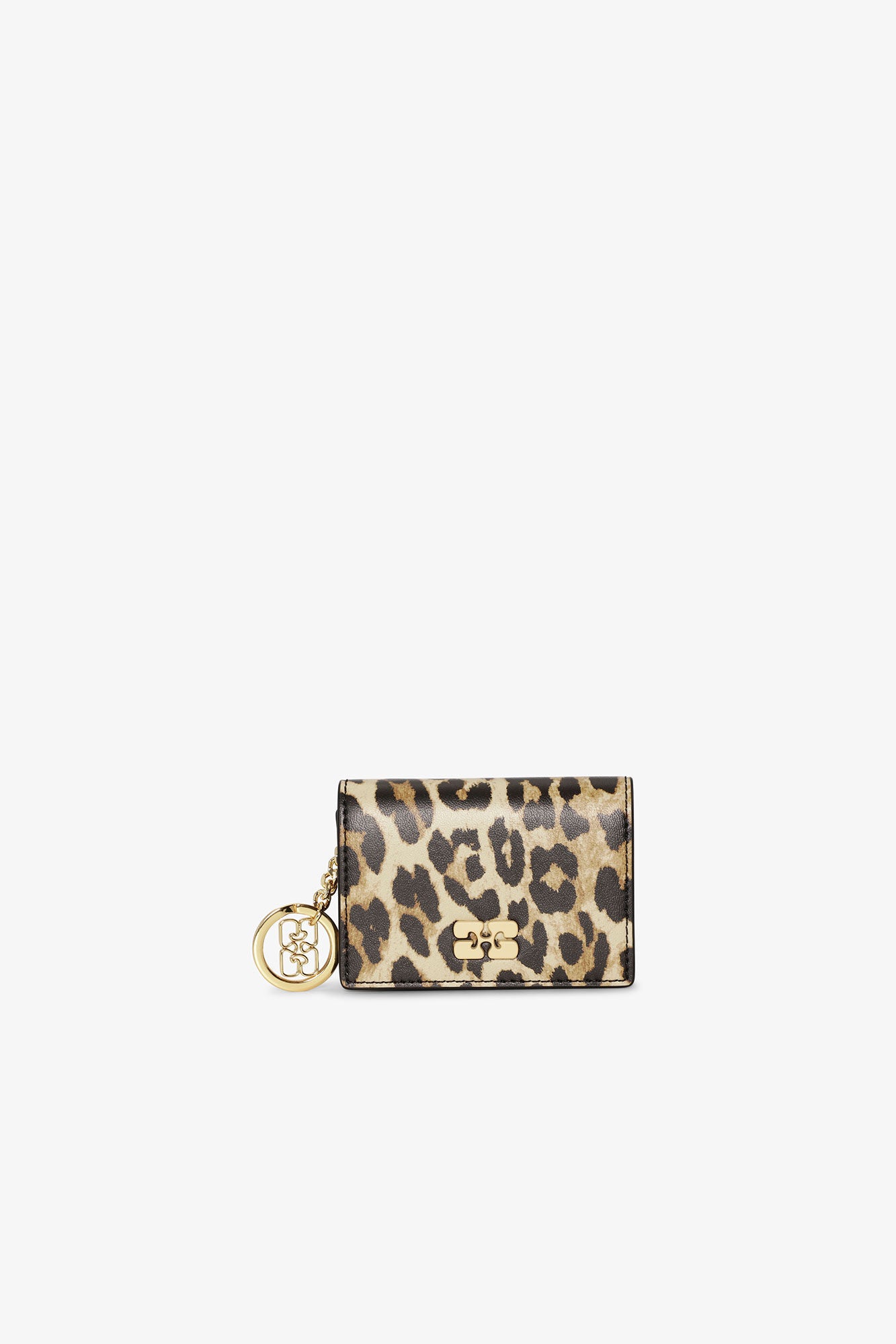GANNI Ganni Bou Card Holder With Flap Print