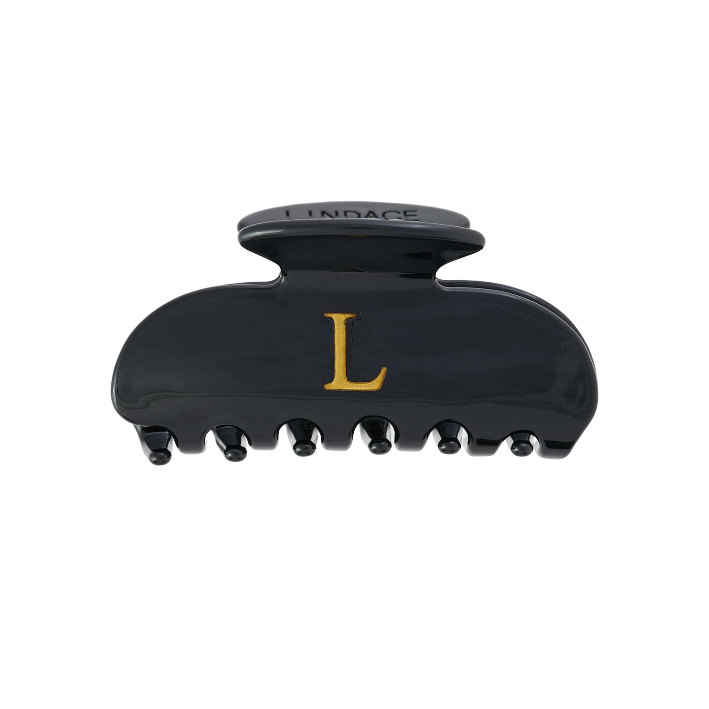 Lindace Letter Clips in Noir