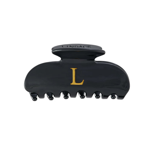 Lindace Letter Clips in Noir