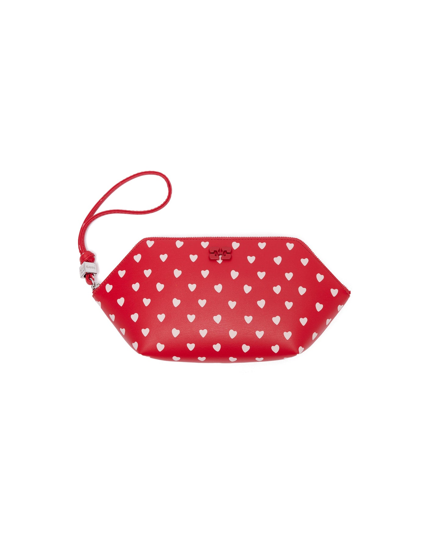 GANNI Bou Make Up Pouch Printed Barbados Cherry