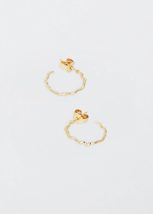 Trine Tuxen BEA HOOP · GOLDPLATED