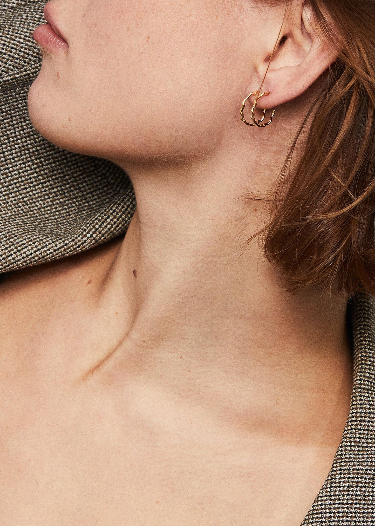 Trine Tuxen BEA HOOP · GOLDPLATED