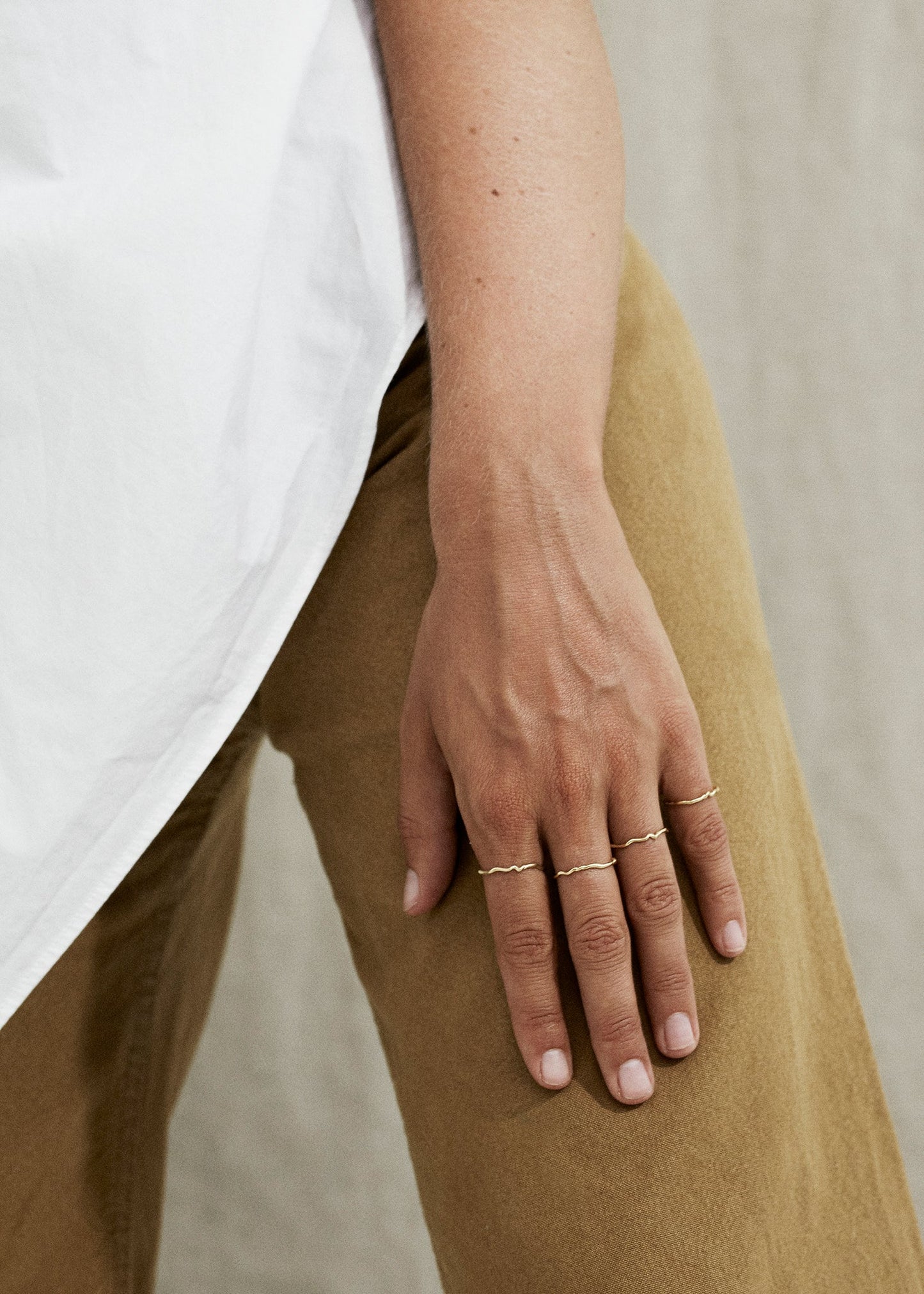Trine Tuxen BEA RING · GOLDPLATED