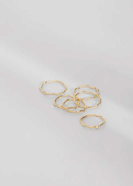 Trine Tuxen BEA RING · GOLDPLATED