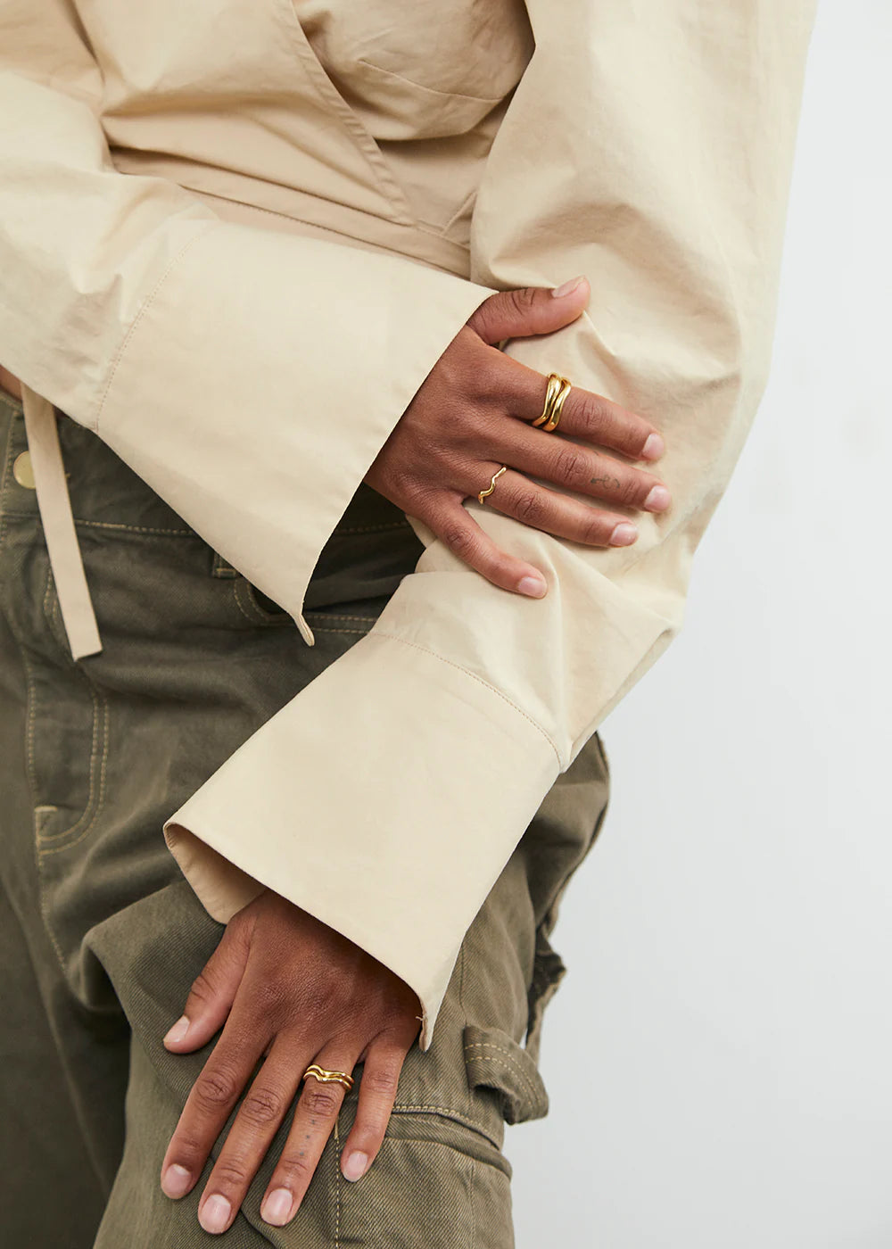 Trine Tuxen CAITLYN RING · GOLDPLATED
