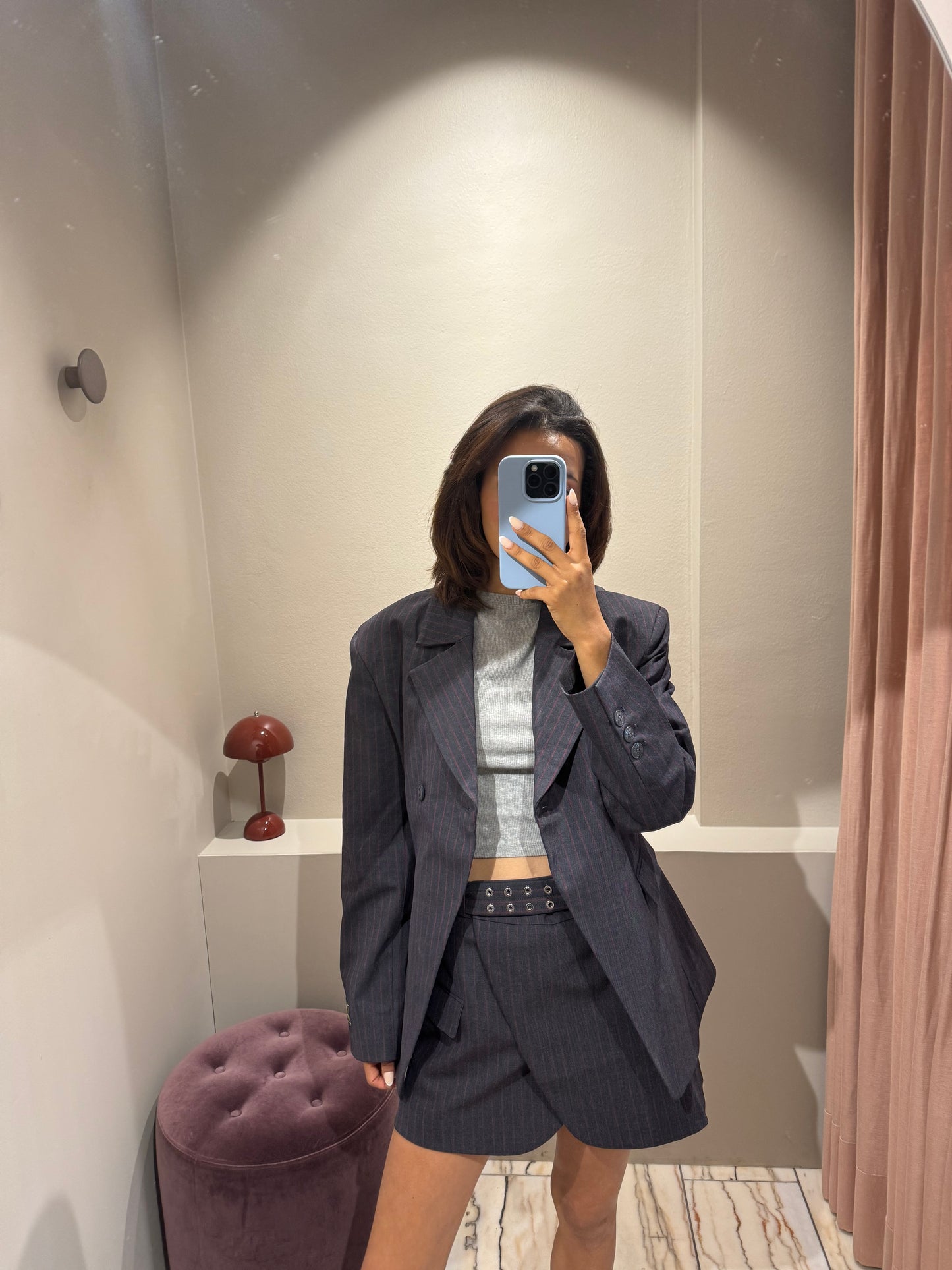 GANNI Stretch Stripe Blazer