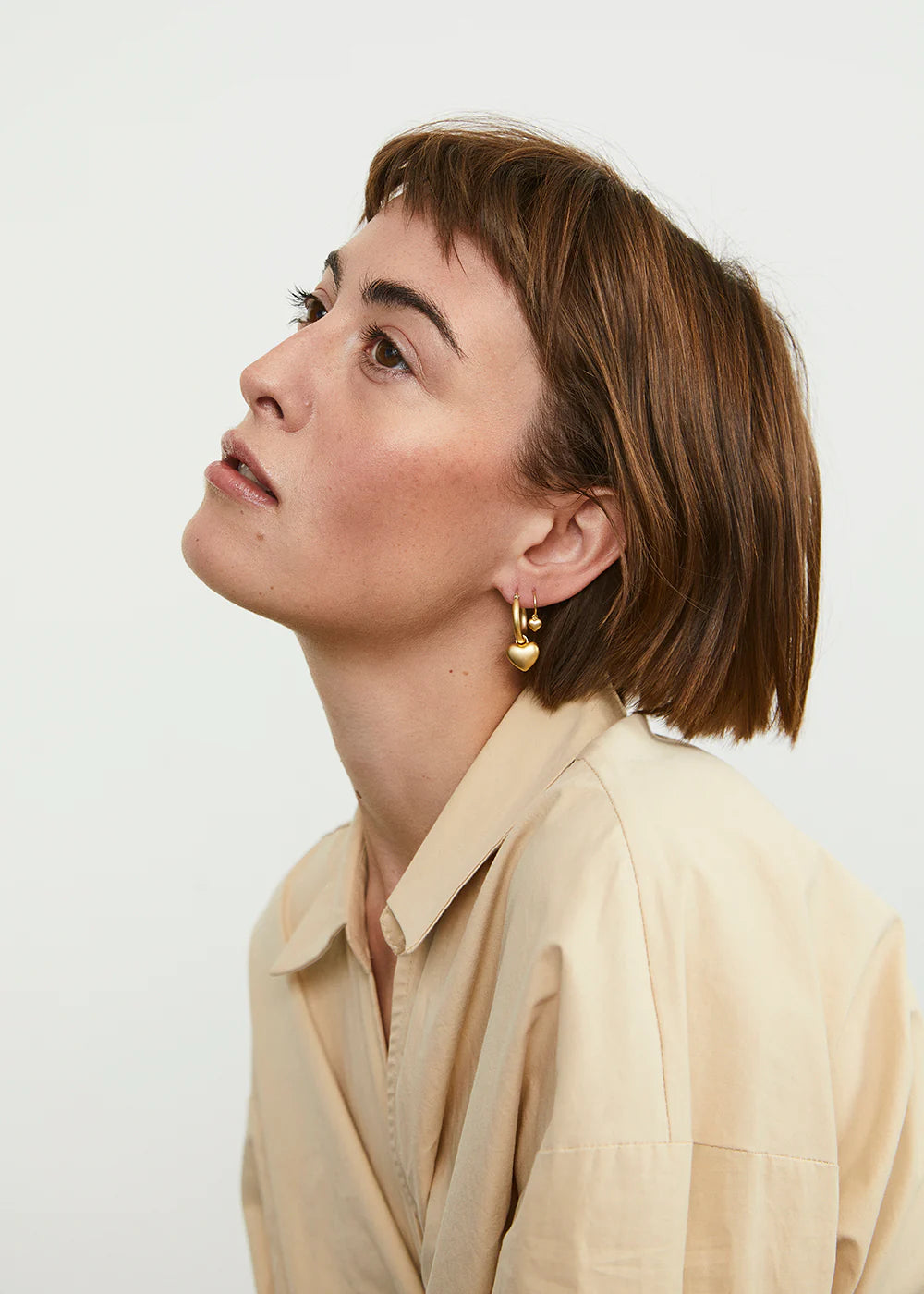 Trine Tuxen FREJA HOOP · GOLDPLATED