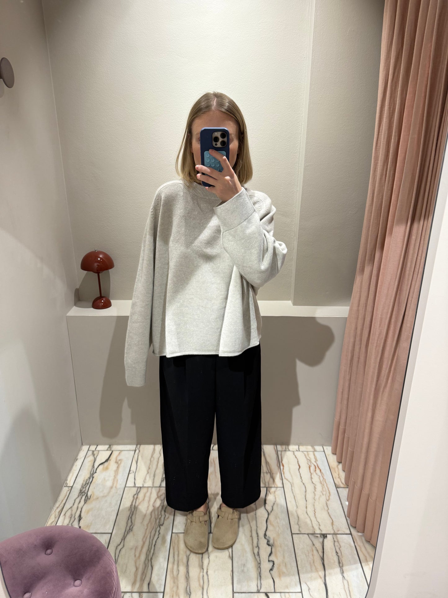 Grey Marl Kaia Strick