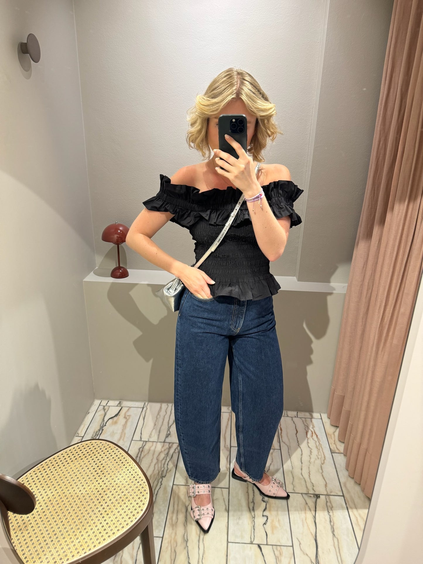 GANNI Stary Jeans Dark Blue Stone