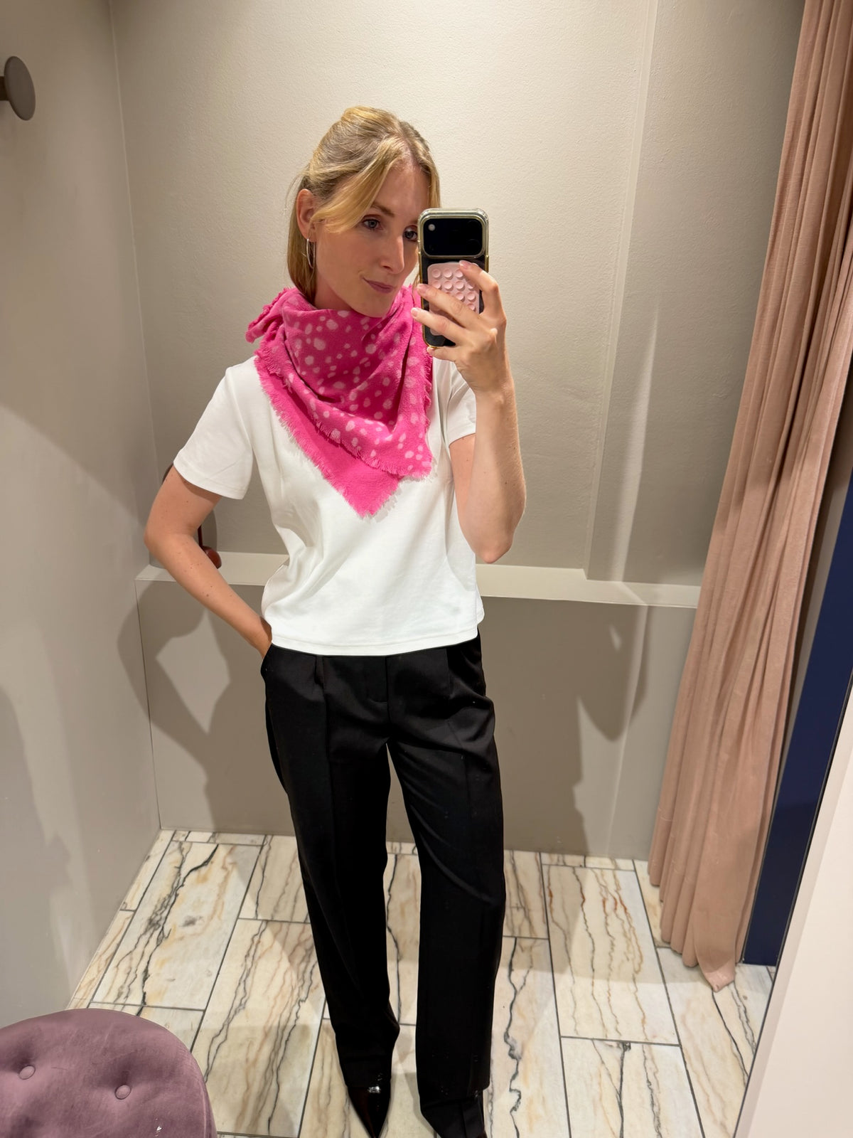 Wollschal Bambi Pink