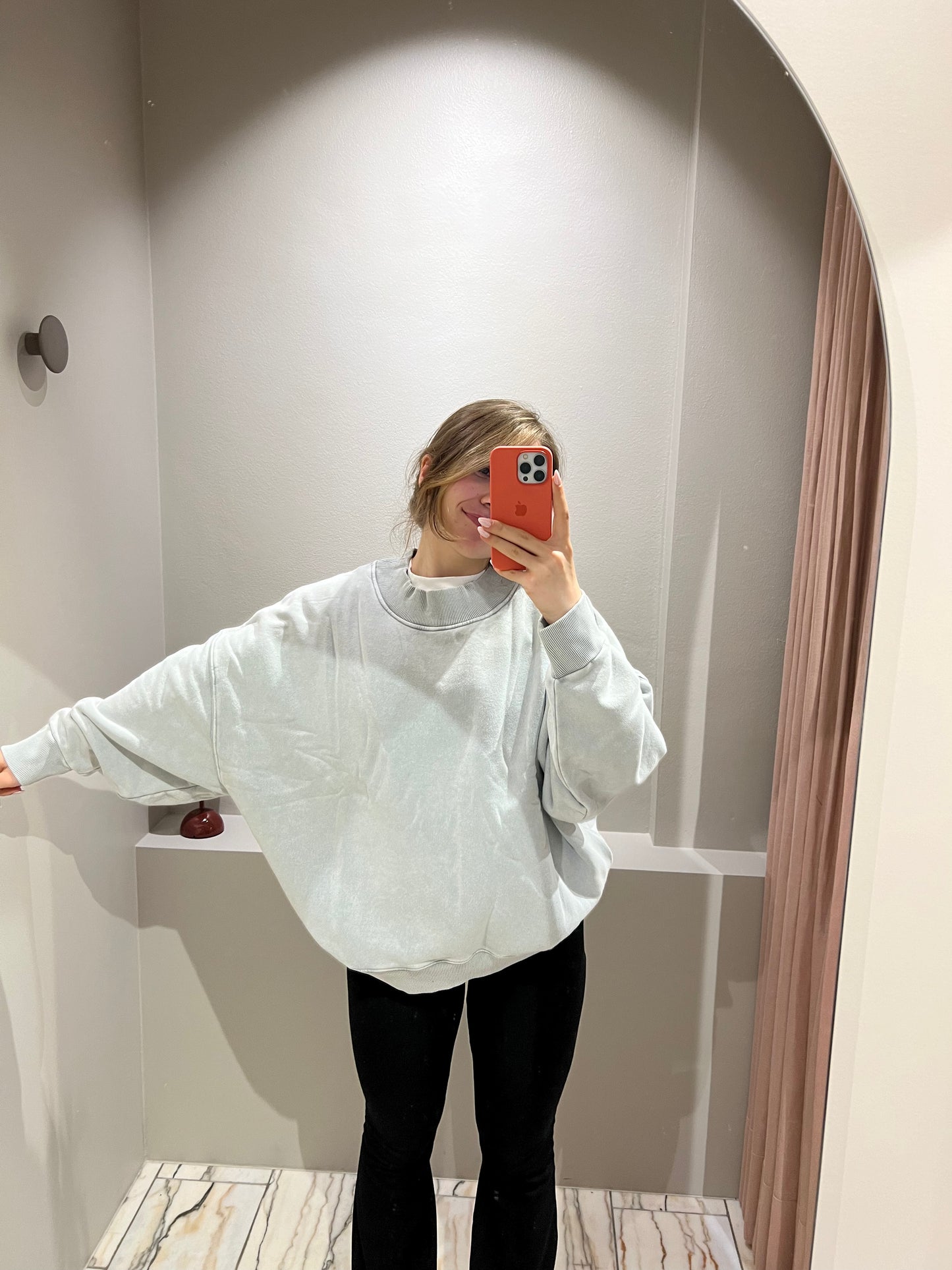 Grey Marl Sweater Salt Grey
