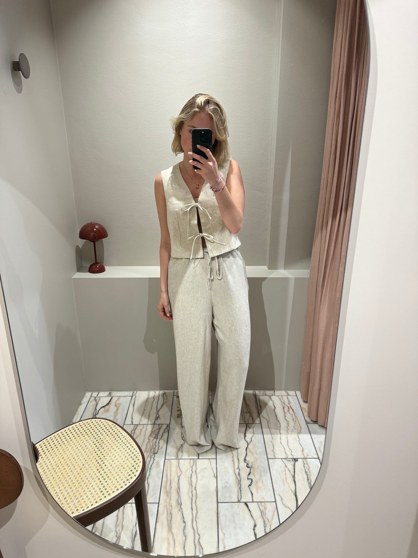 Neo Noir Lissabon Soft Linen Pants