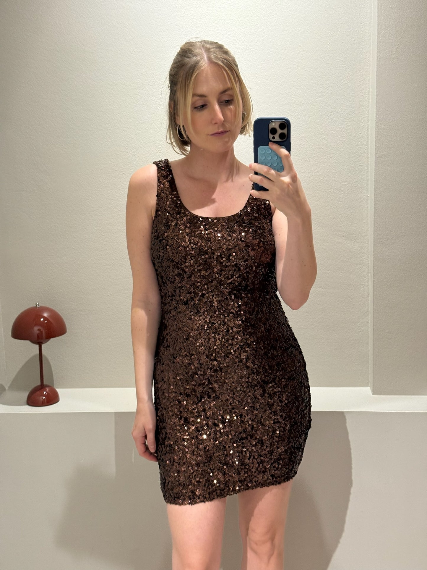 Rotate Sequins Sleeveless Dress