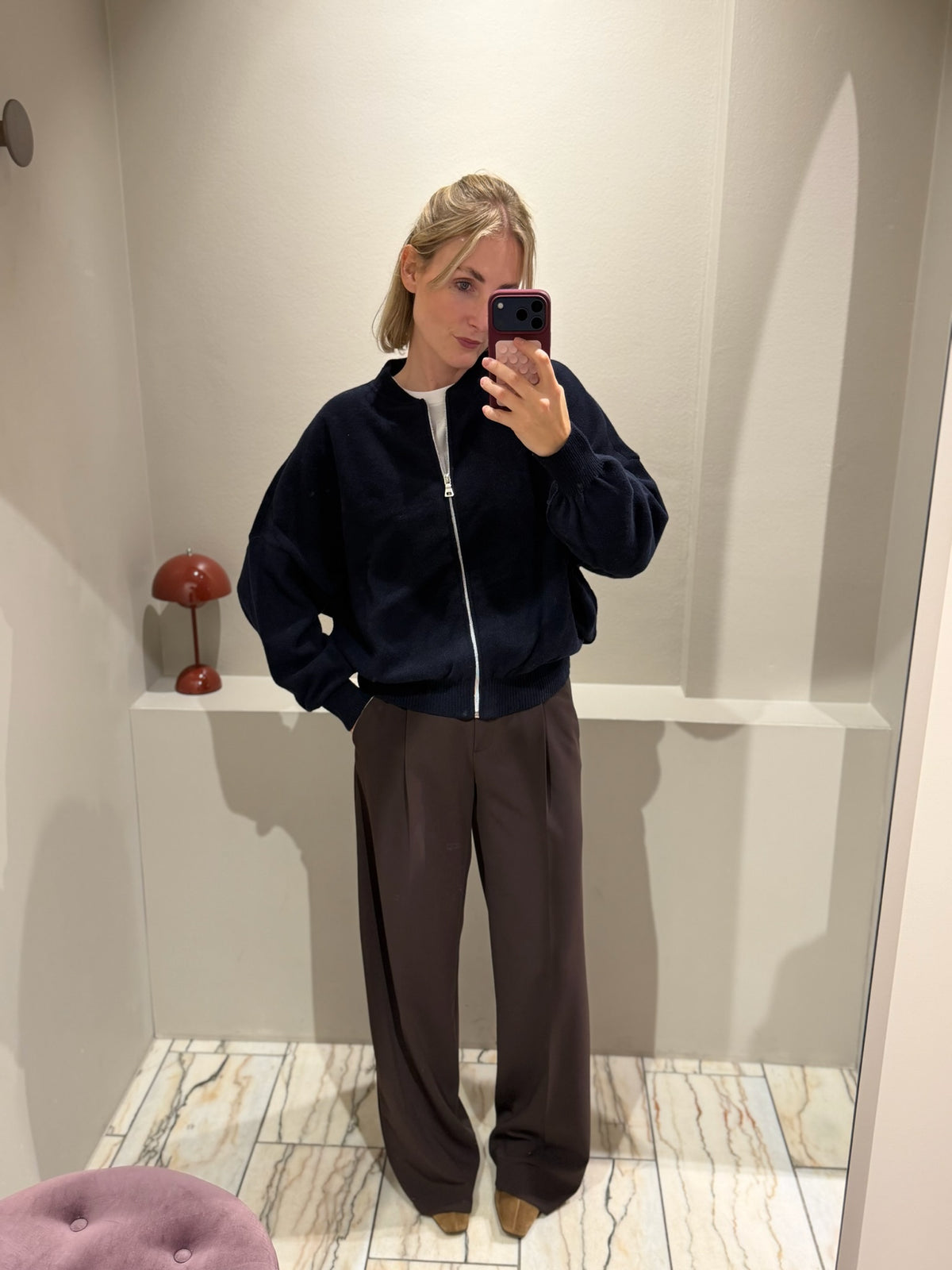 Jackie Strickjacke Navy