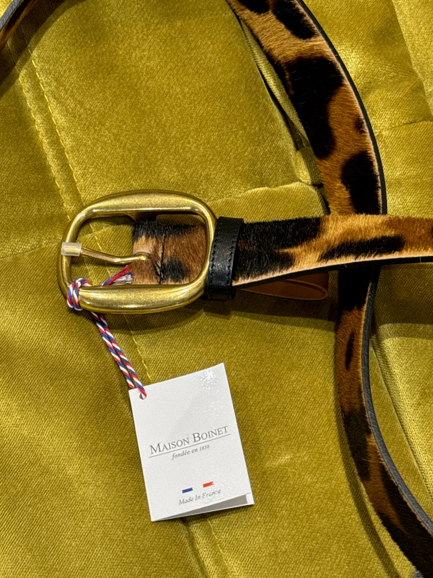 Maison Boinet Leopard Gürtel