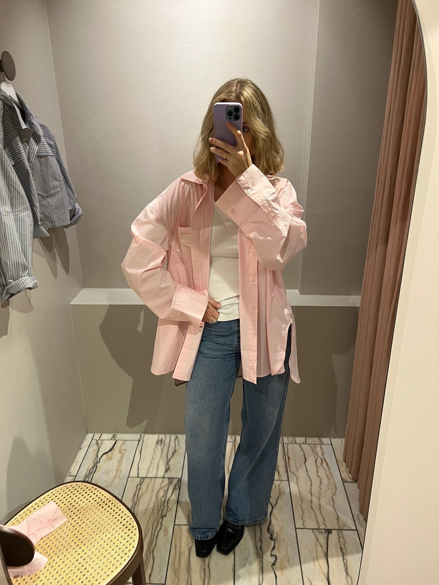 Remain Oversized Poplin Shirt
