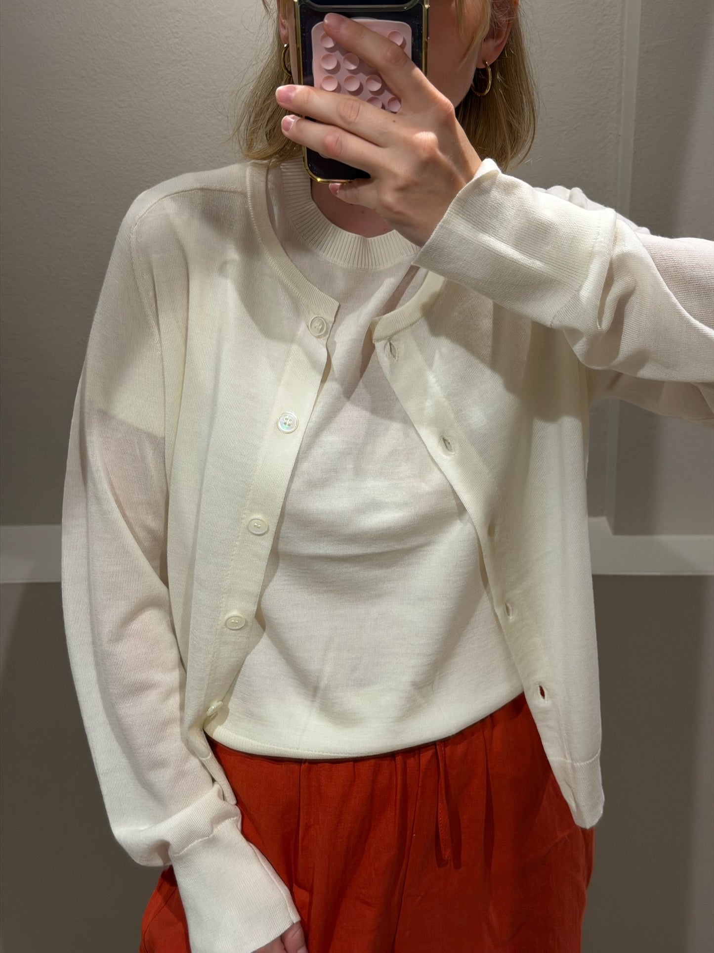 G-Strickshirt Creme