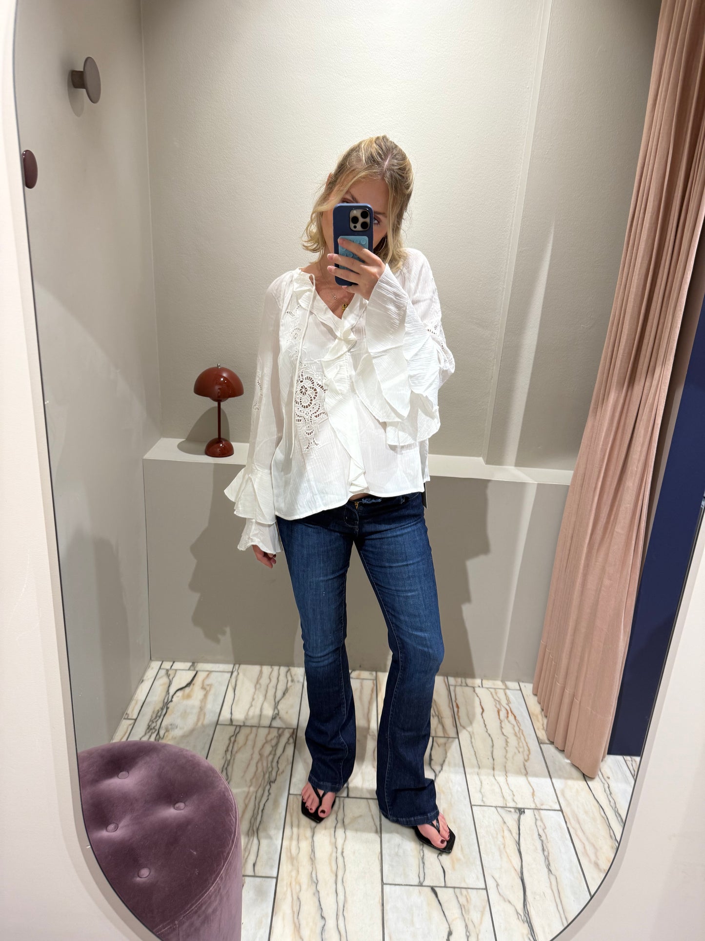 Ba&Sh Omar Bluse White