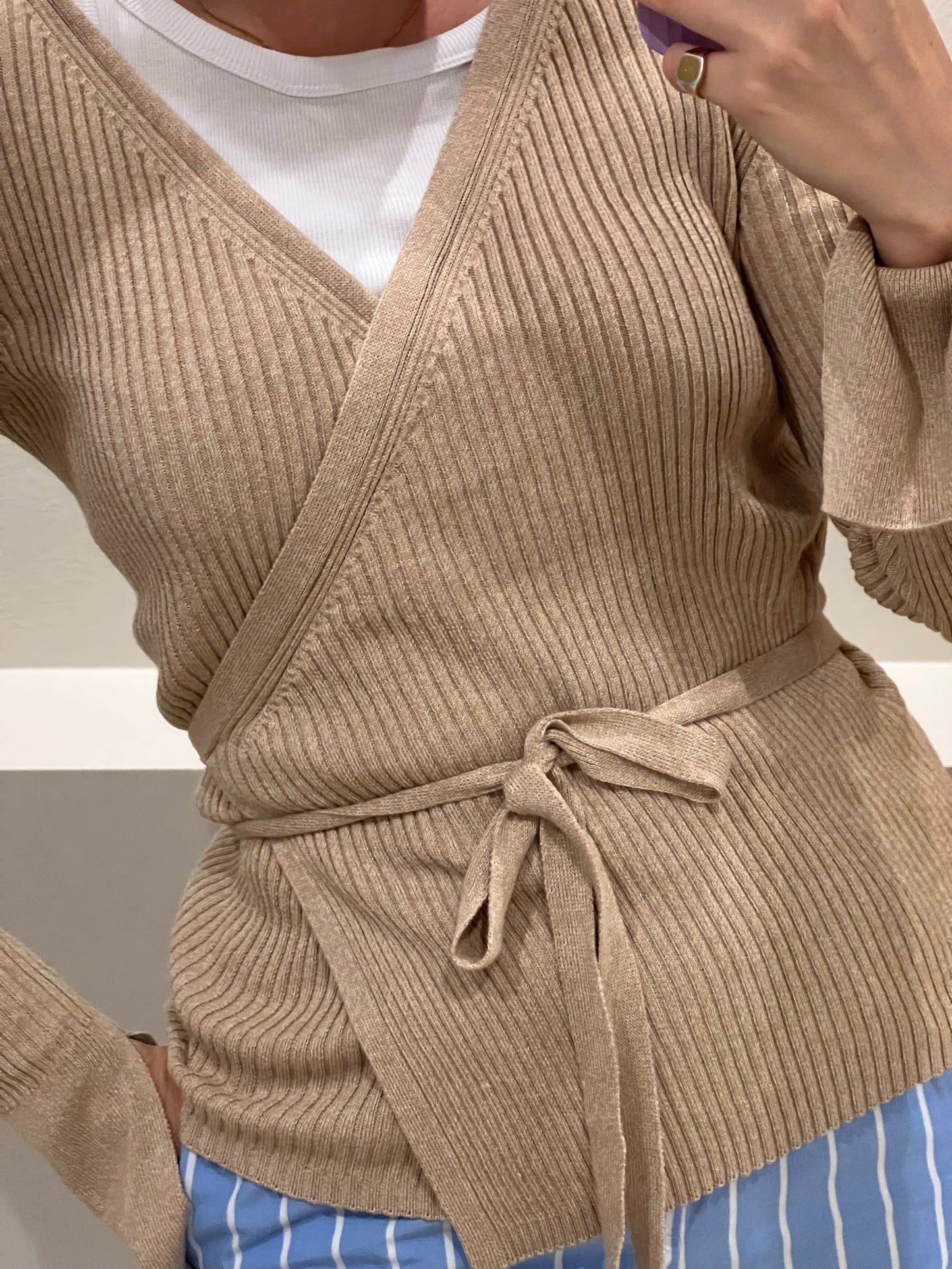 Blanche Seawool Wrap Jumper