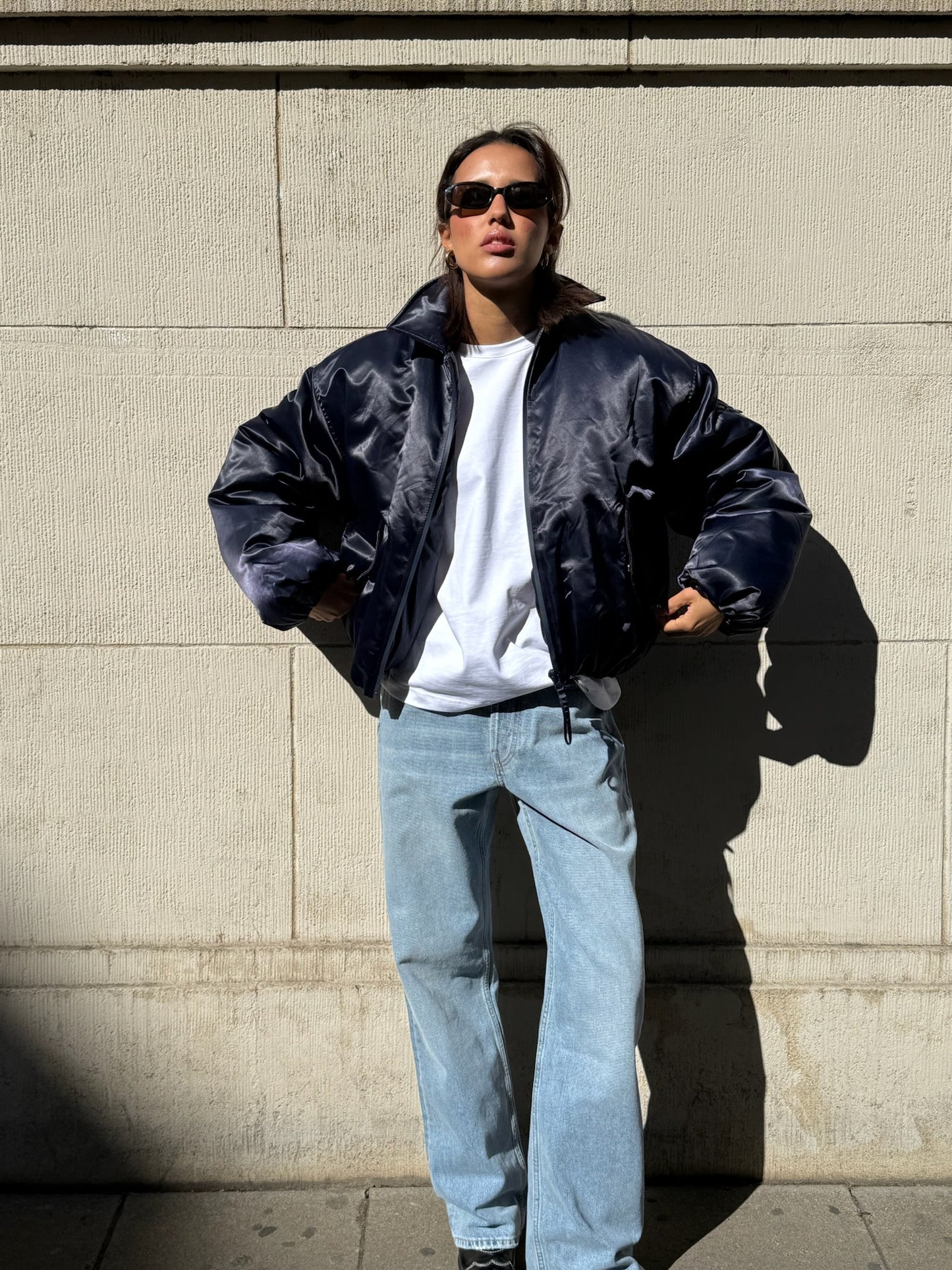 Oval Square Blink Bomber Jacket