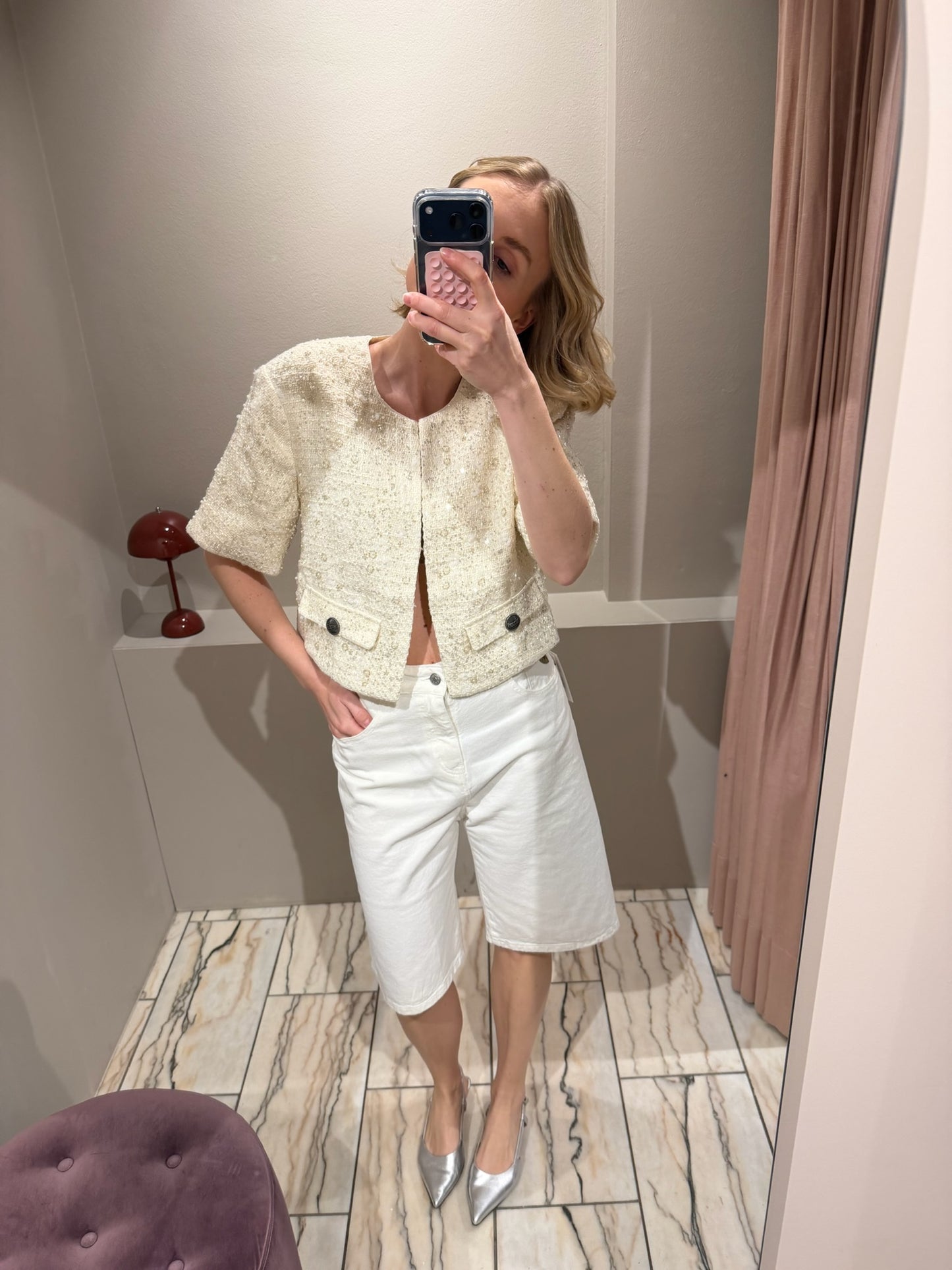 LOIS Camille Short White