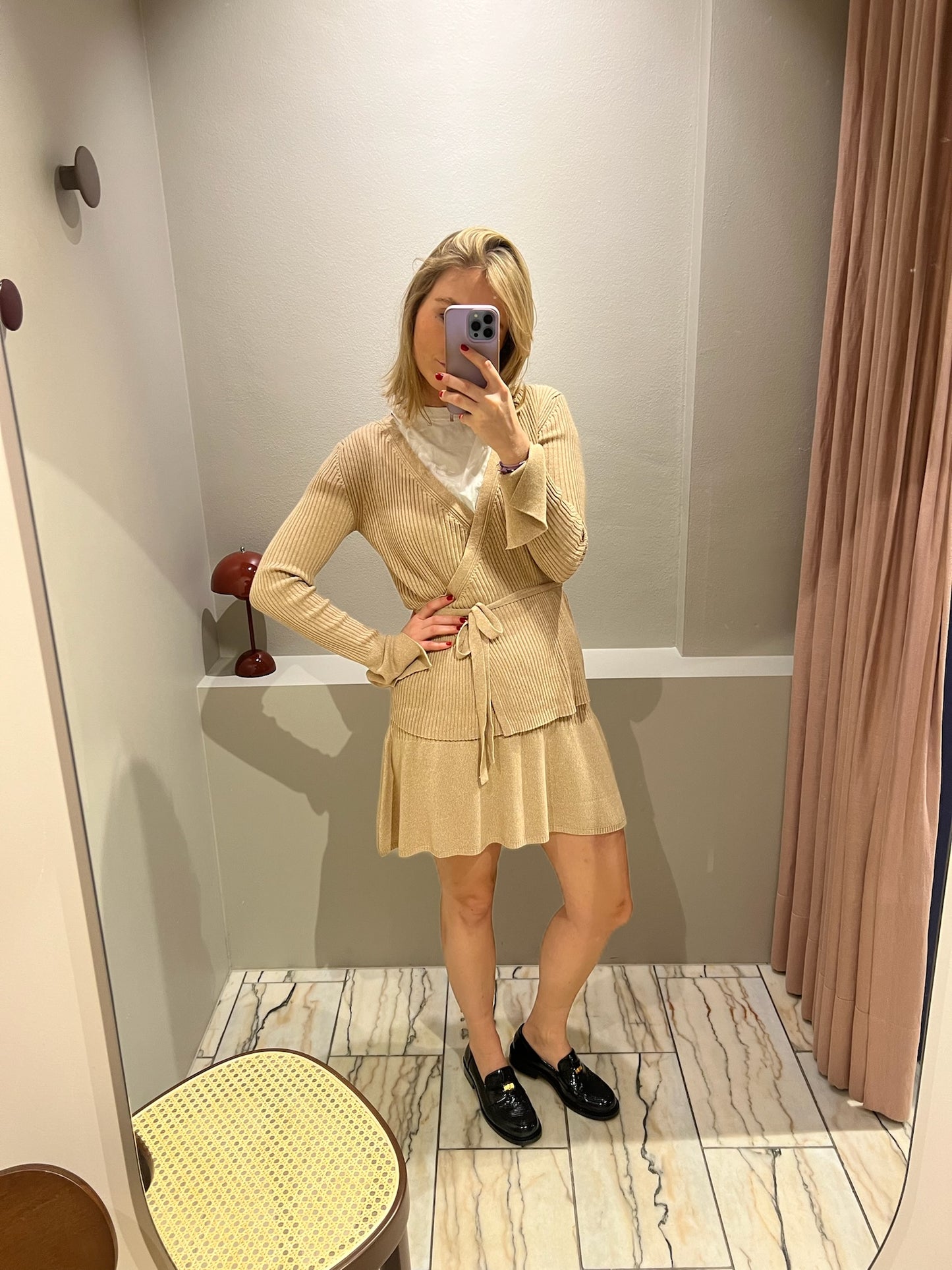 Blanche Seawool Wrap Jumper