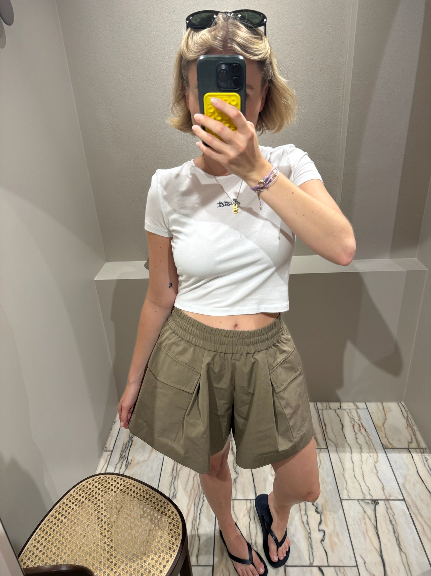 Stylein SONYA SHORTS ARMY GREEN