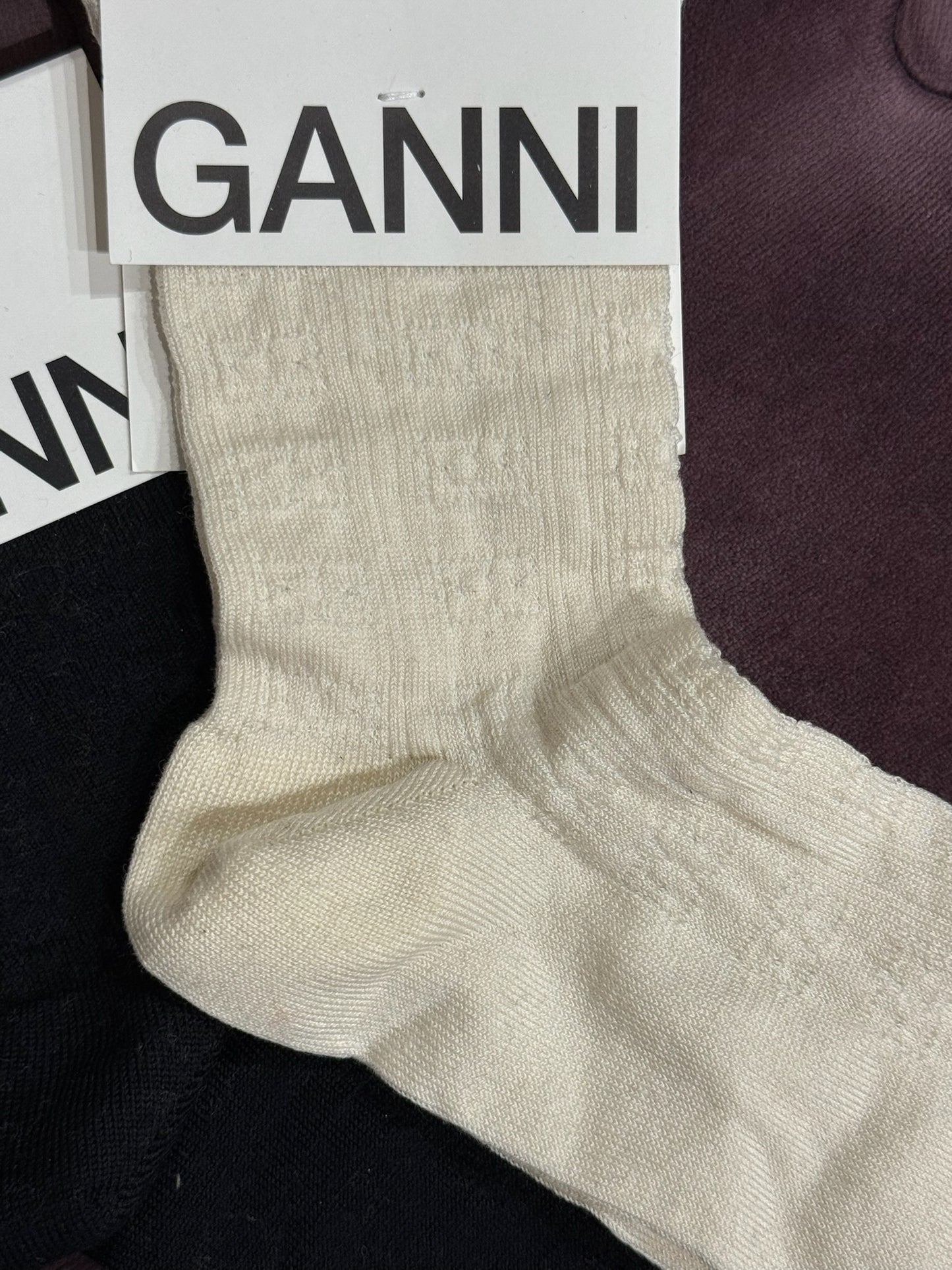 GANNI Short Ruffle Socks