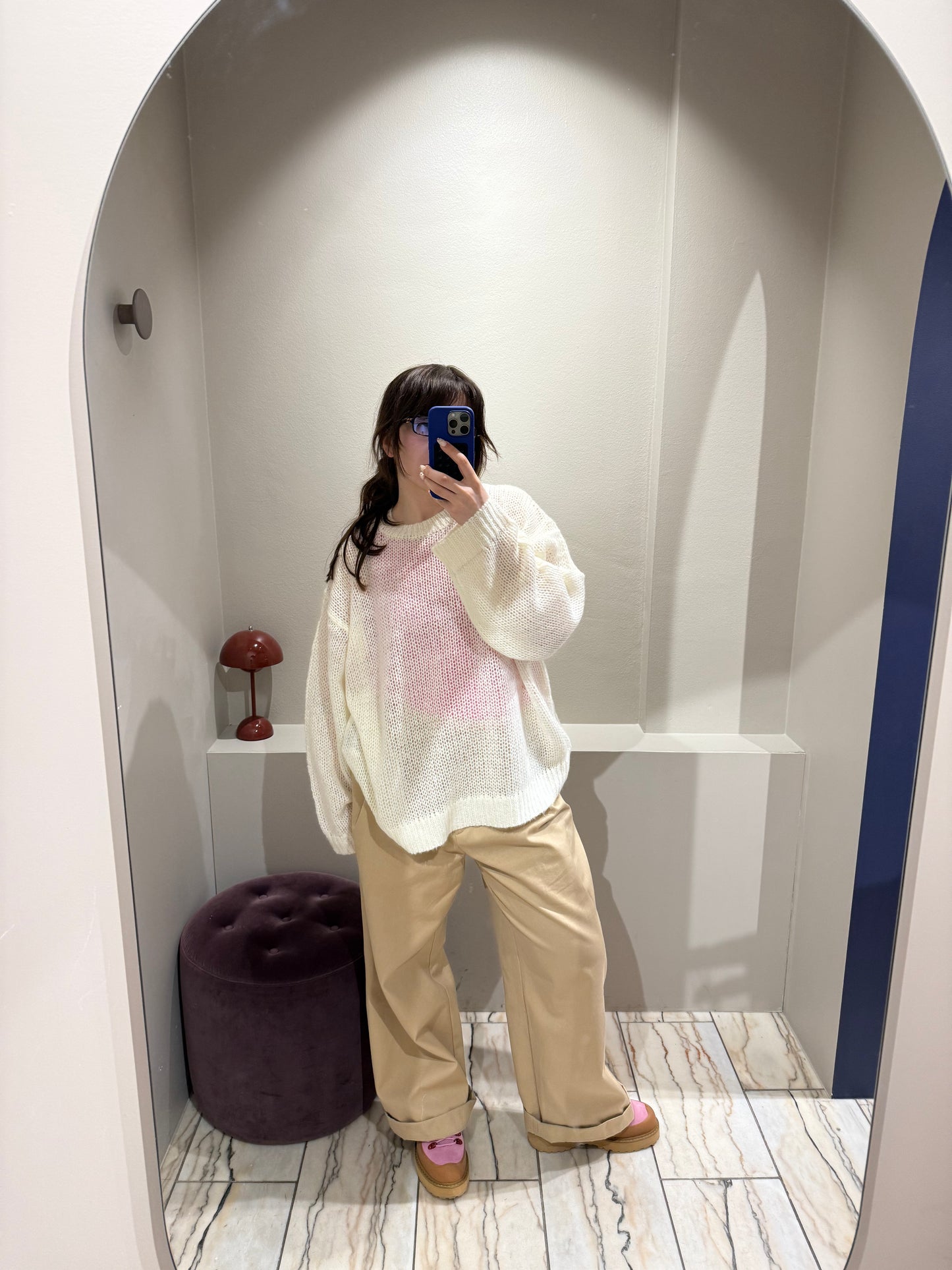 Oval Square Light Oversized Knit