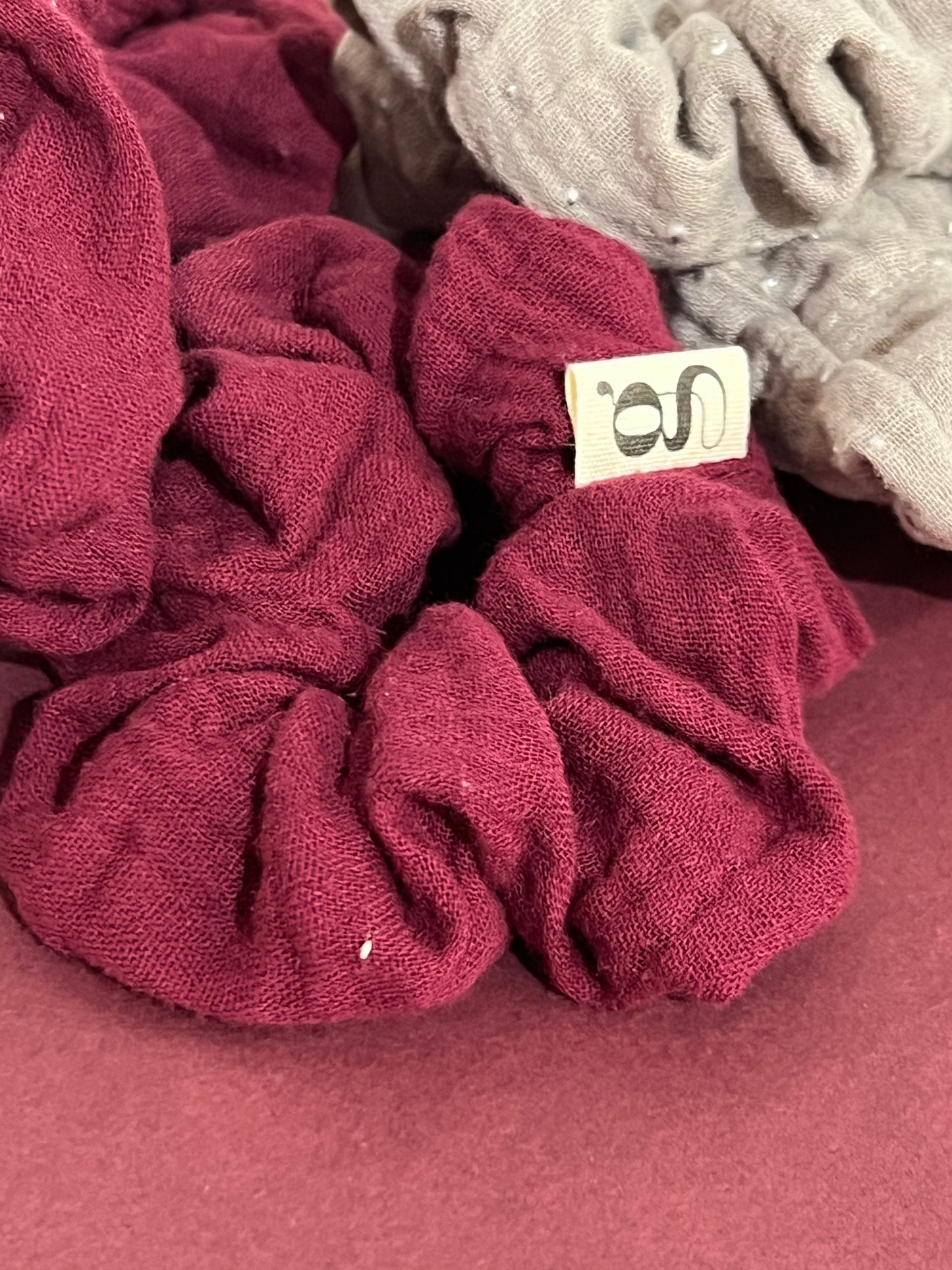 Musselin g-Scrunchies