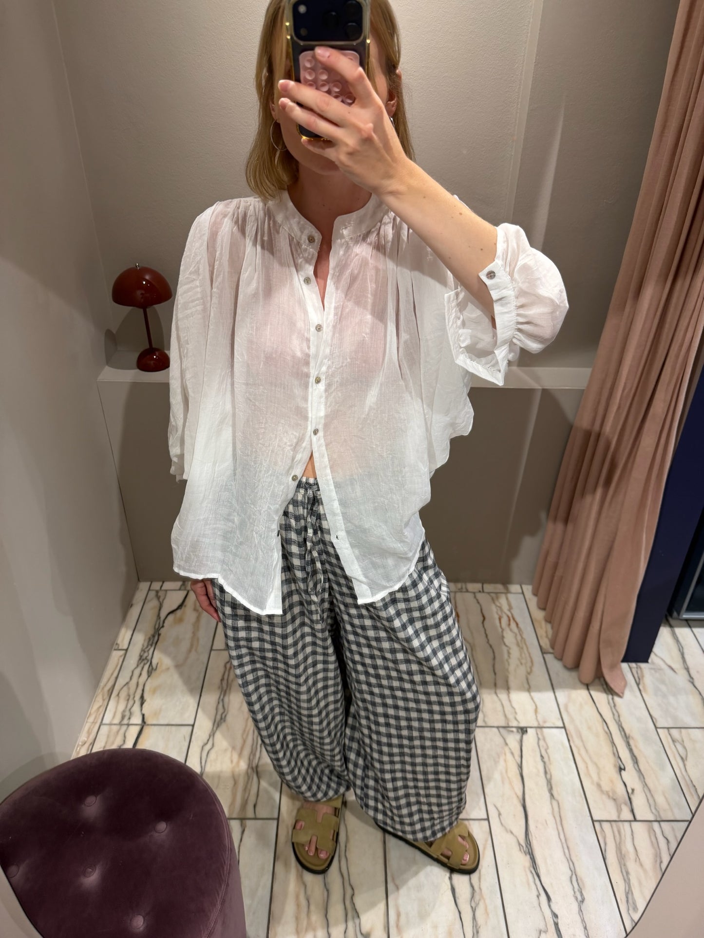 g-Bluse Weiß