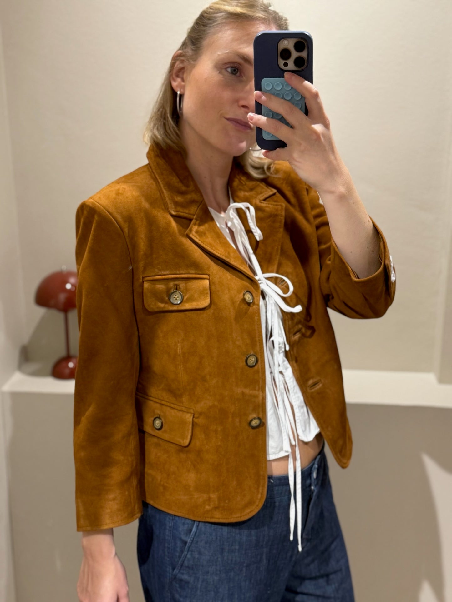 The Garment Suede Fitted Jacket